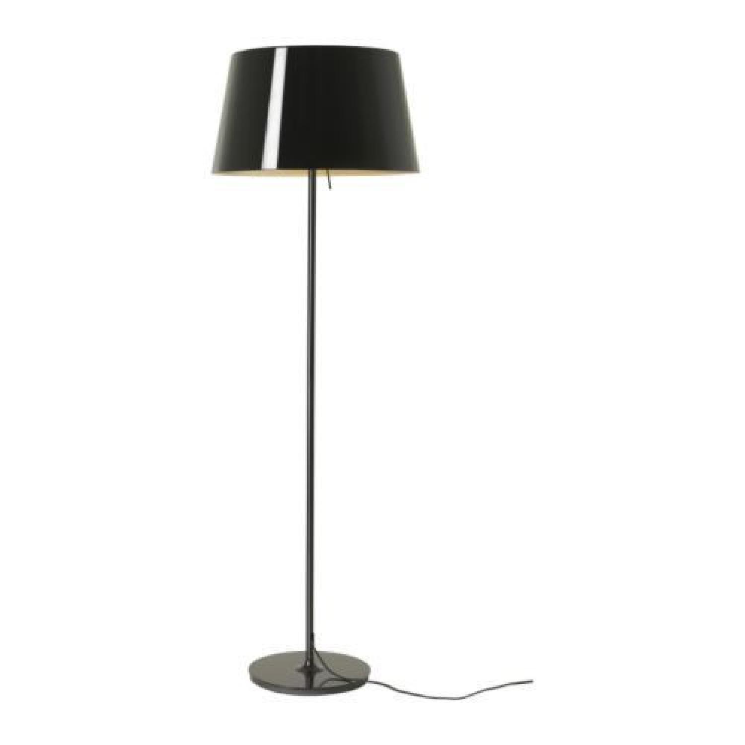 IKEA KULLA Black Floor Lamp - image-4