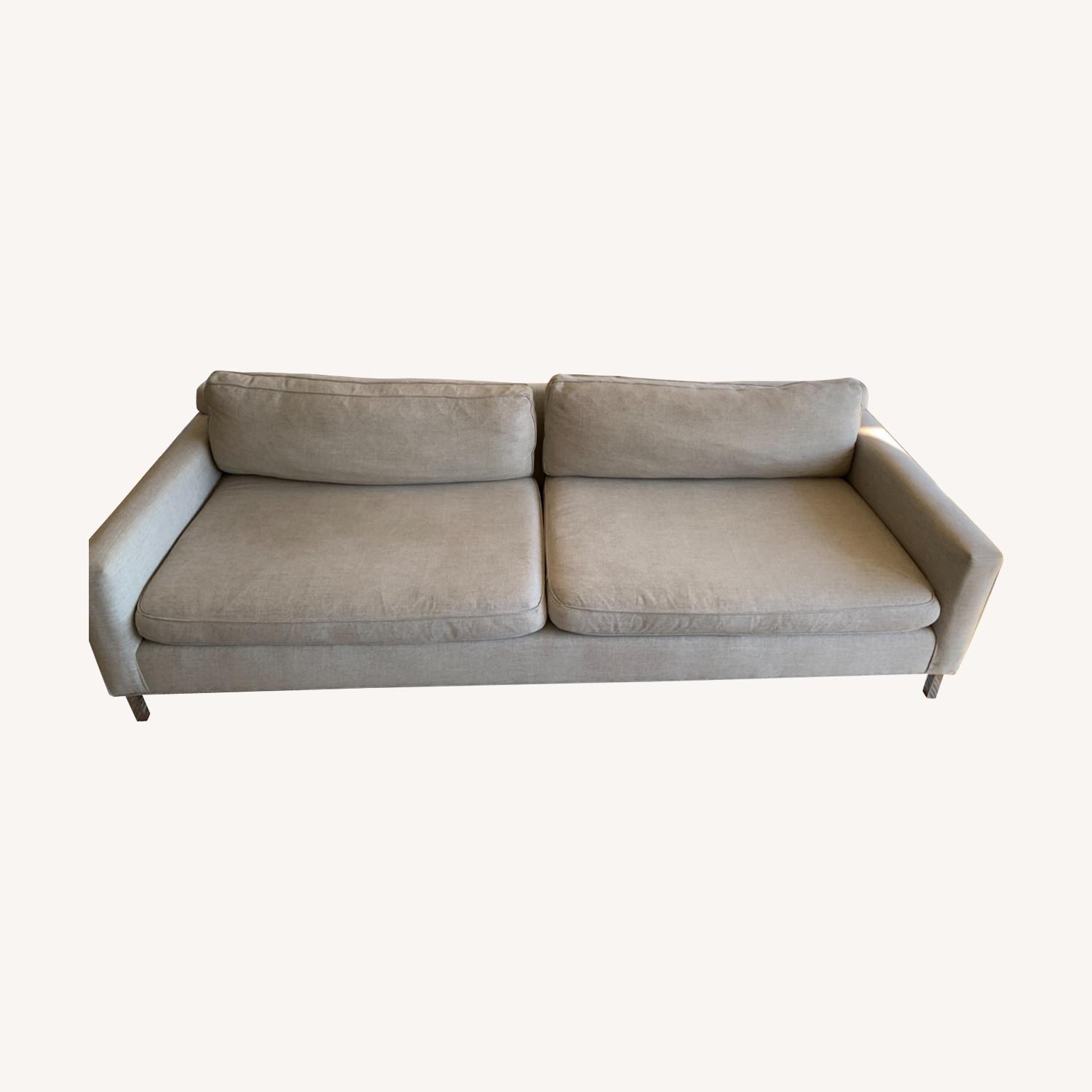 Mitchell Gold + Bob Williams Light Grey Hunter Sofa - image-0