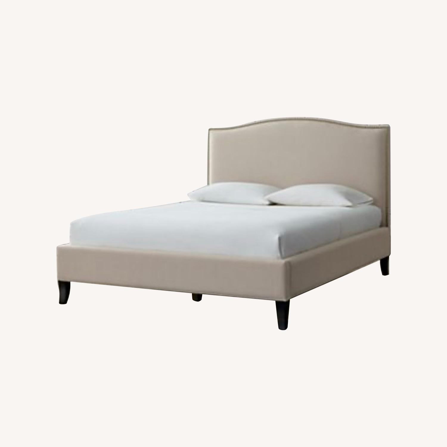 Crate & Barrel Colette Queen Bed AptDeco