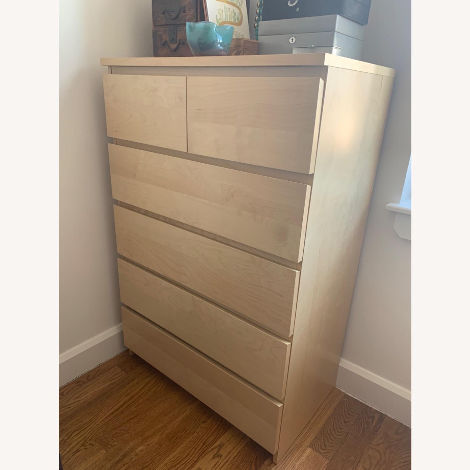 IKEA 6 Drawer Malm Dresser AptDeco