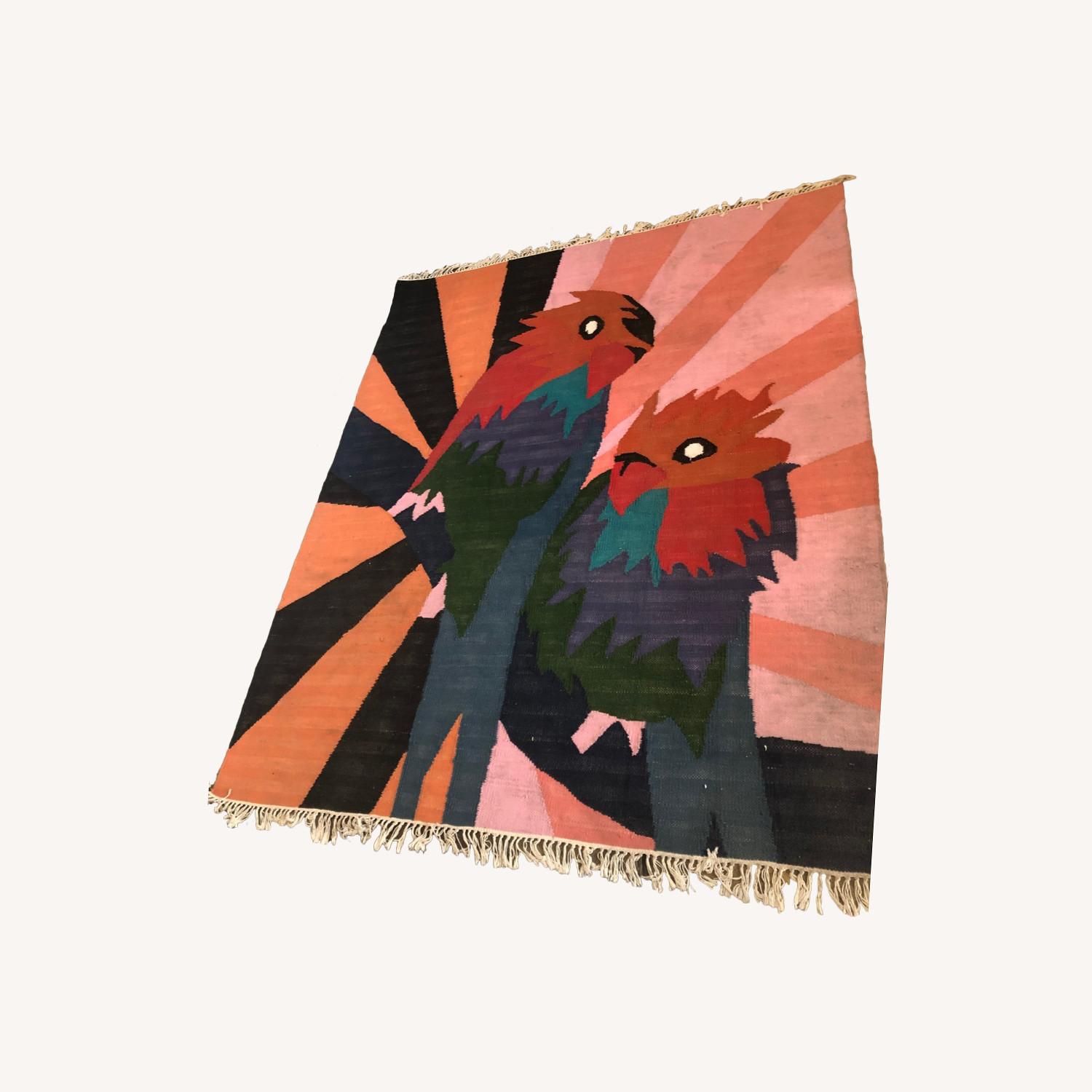 IKEA Craig Green Parrot Area Rug AptDeco