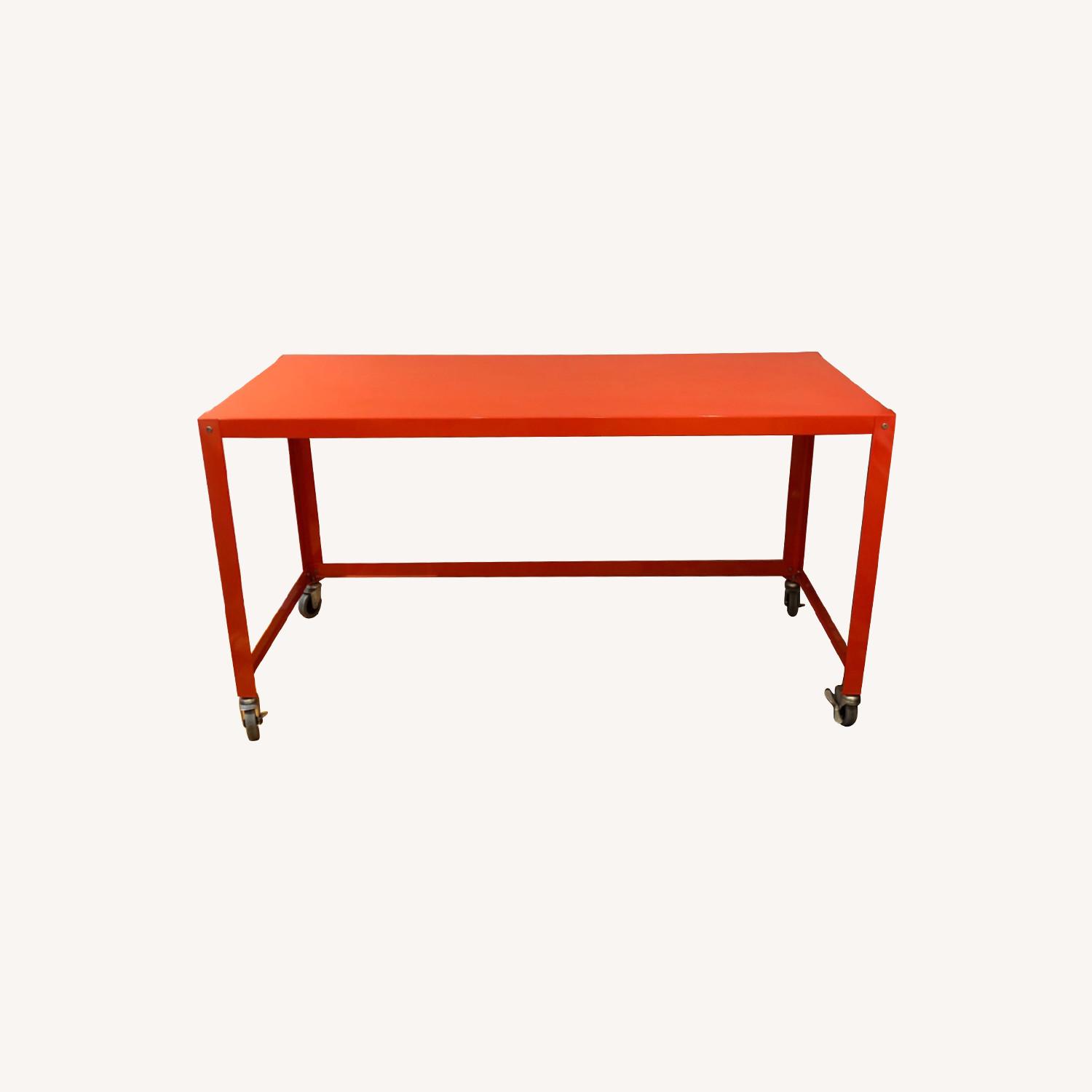 CB2 Go Cart Rolling desk - image-0