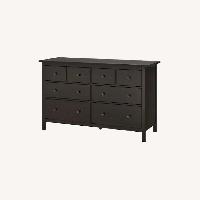 IKEA Black-Brown Hemnes 8-Drawer Dresser - AptDeco