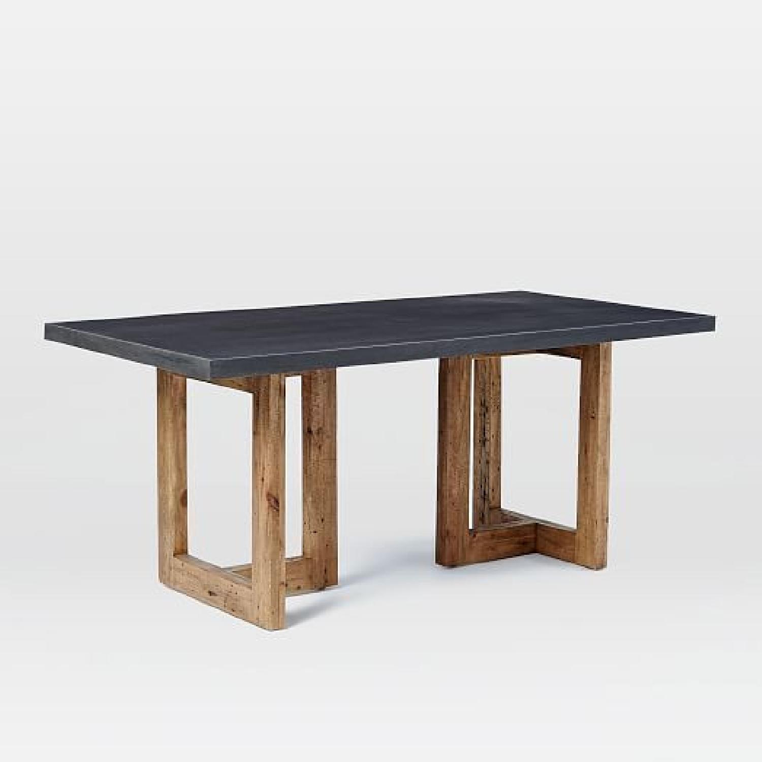 West Elm Ashton Lava Top Indoor Dining Table - image-7
