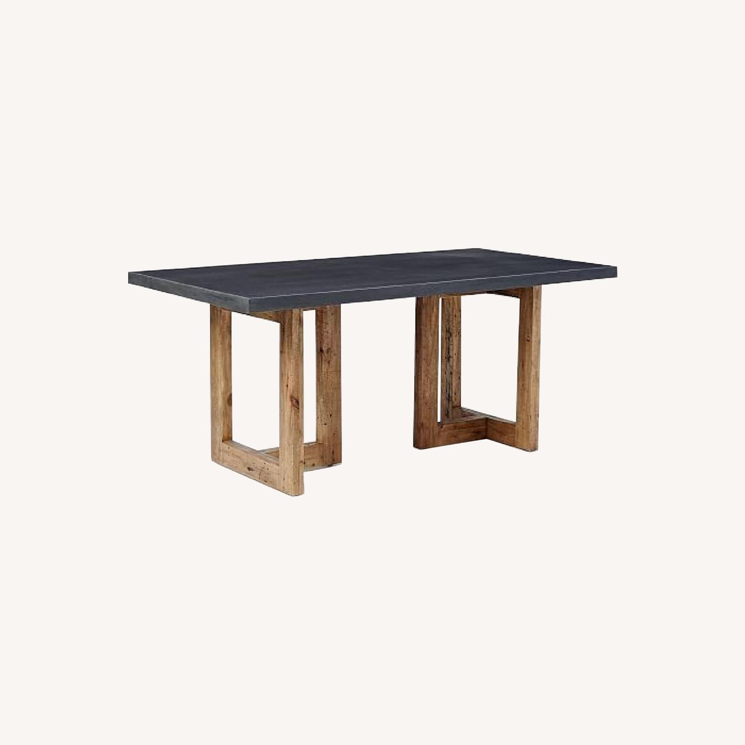 West Elm Ashton Lava Top Indoor Dining Table - image-0