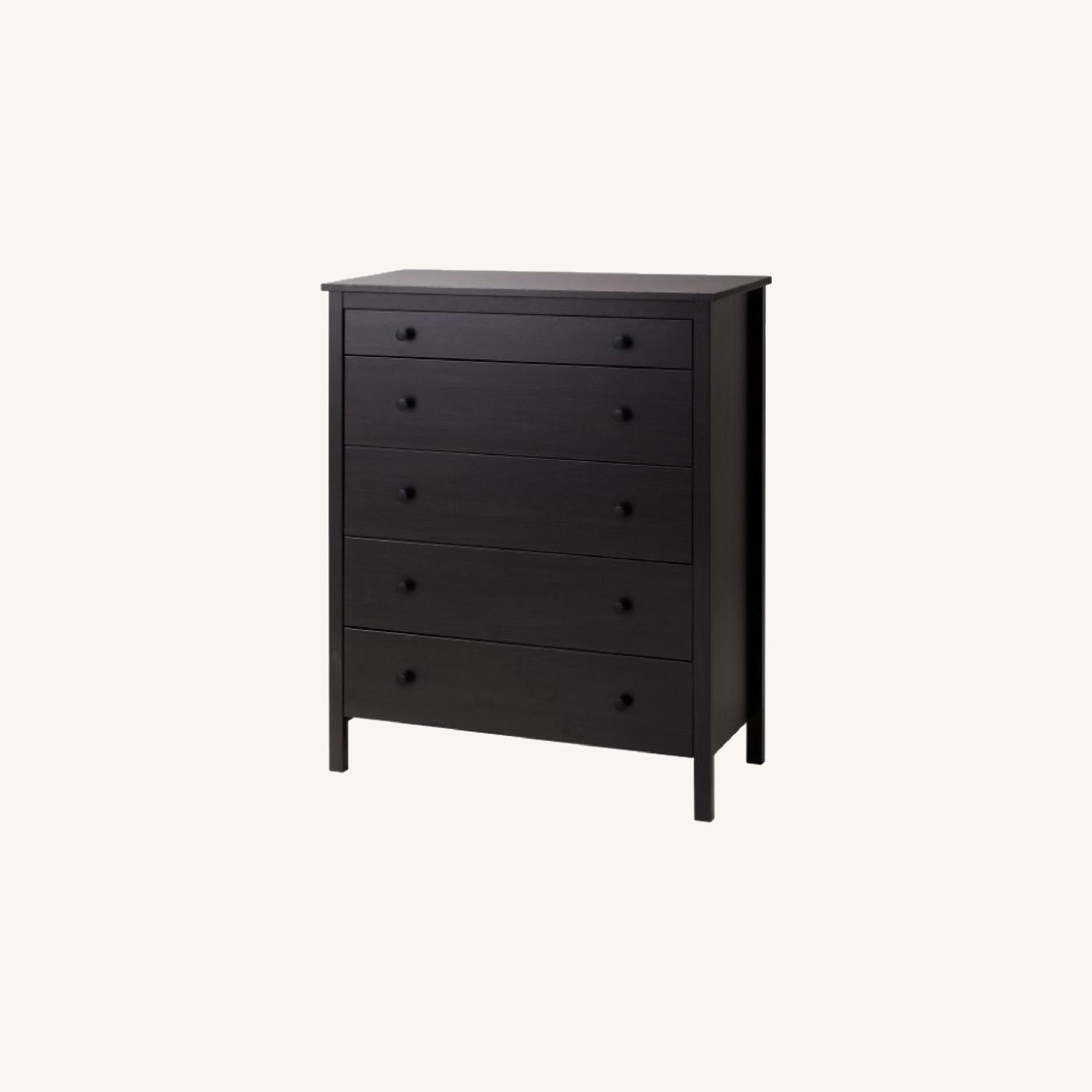 チェスト 5段 IKEA KOPPANG コッパン ブラックブラウン KOPPANG chest of 5 drawers black-brown - IKEA