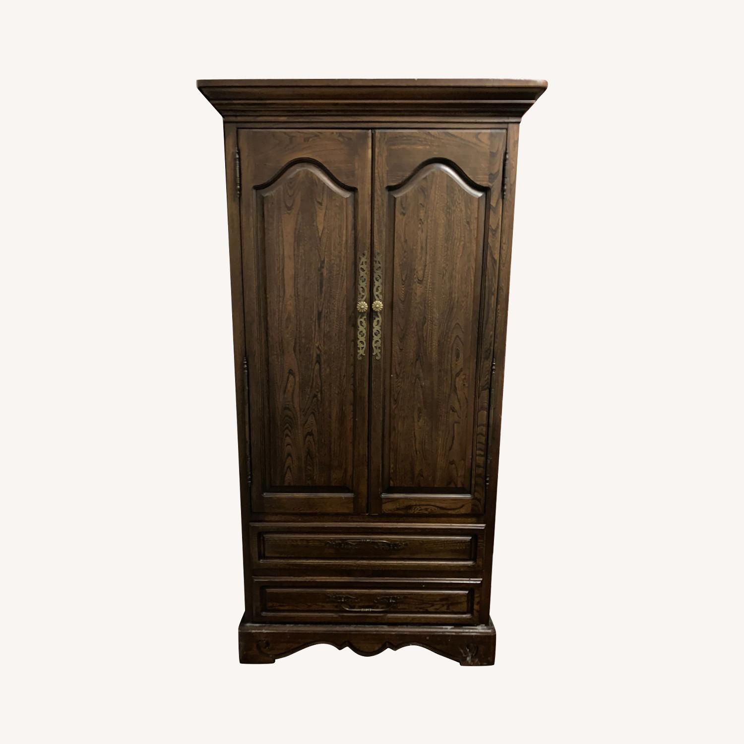 Antique Wooden Armoire - image-0
