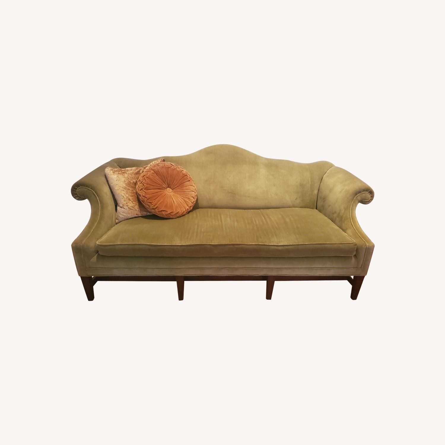 Vintage Velvet Couch - image-0