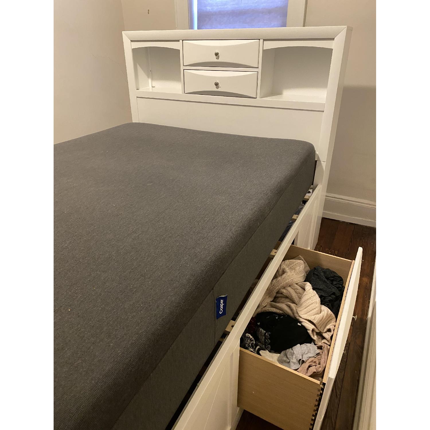 Wayfair Queen/Full XL Bed Frame Storage AptDeco
