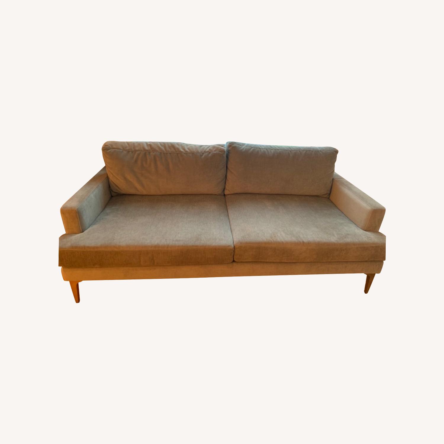 West Elm Grey Sofa - image-0