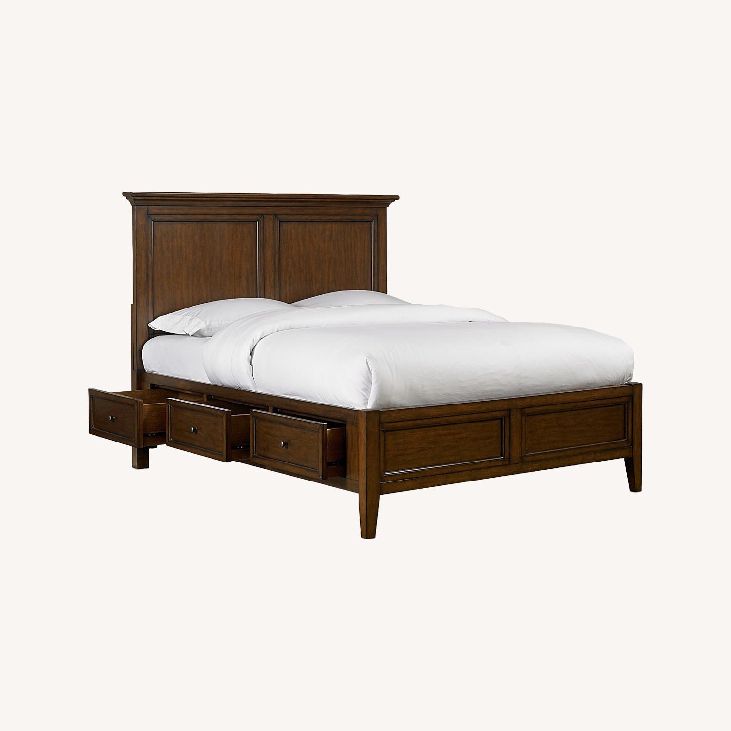 Macy's Queen Bed with Nightstand AptDeco