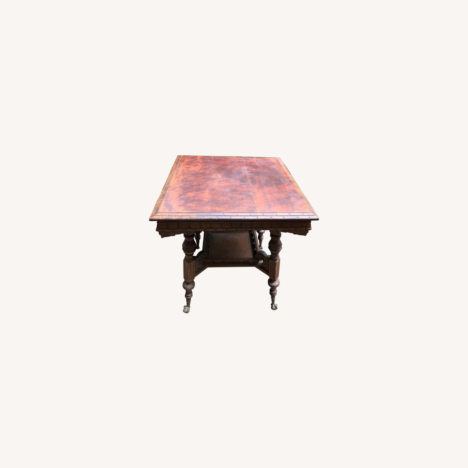 Herman Miller Mahogany Filigree Footed Side Table - image-0