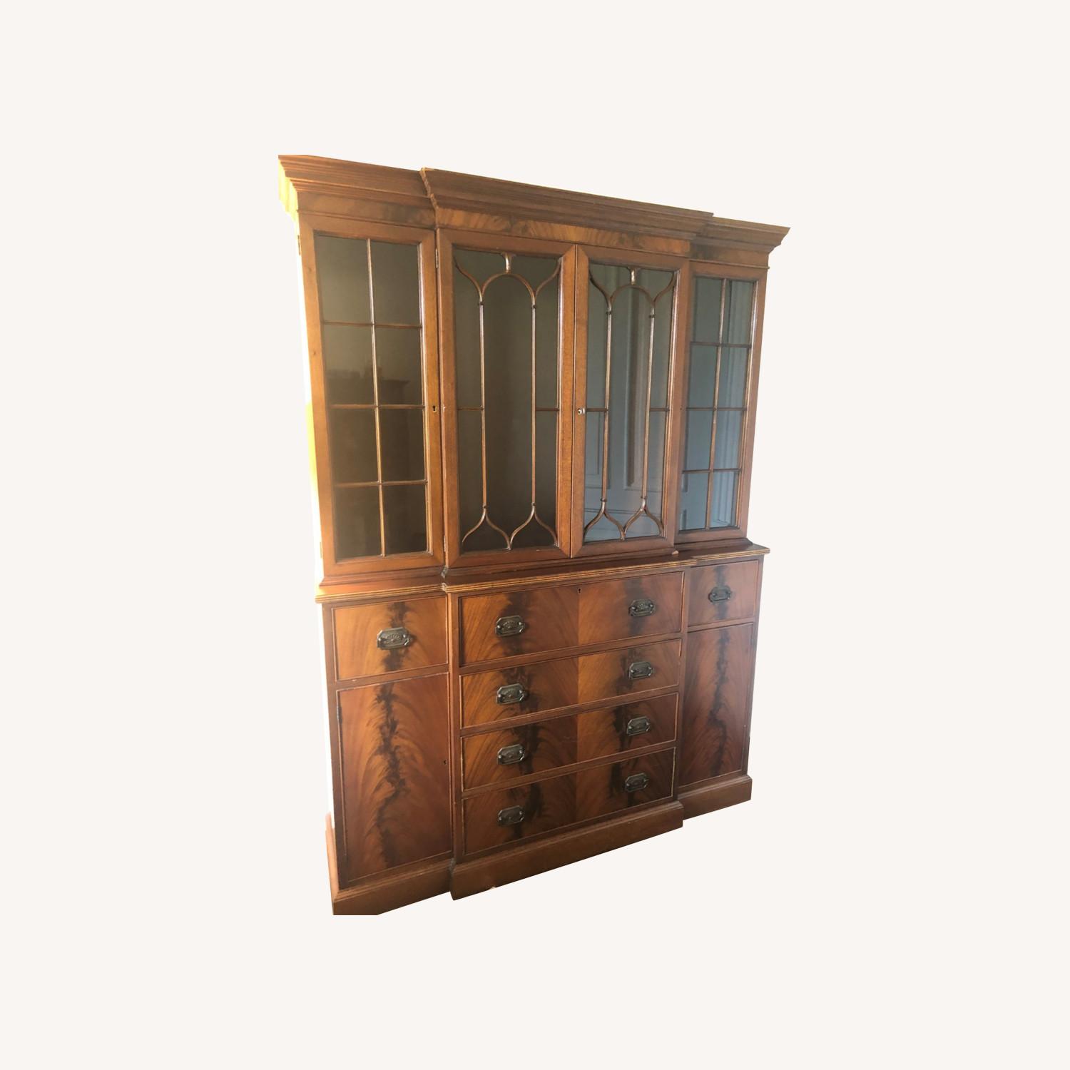 Antique Cabinet / Secretary in Duncan Phyfe style - image-0