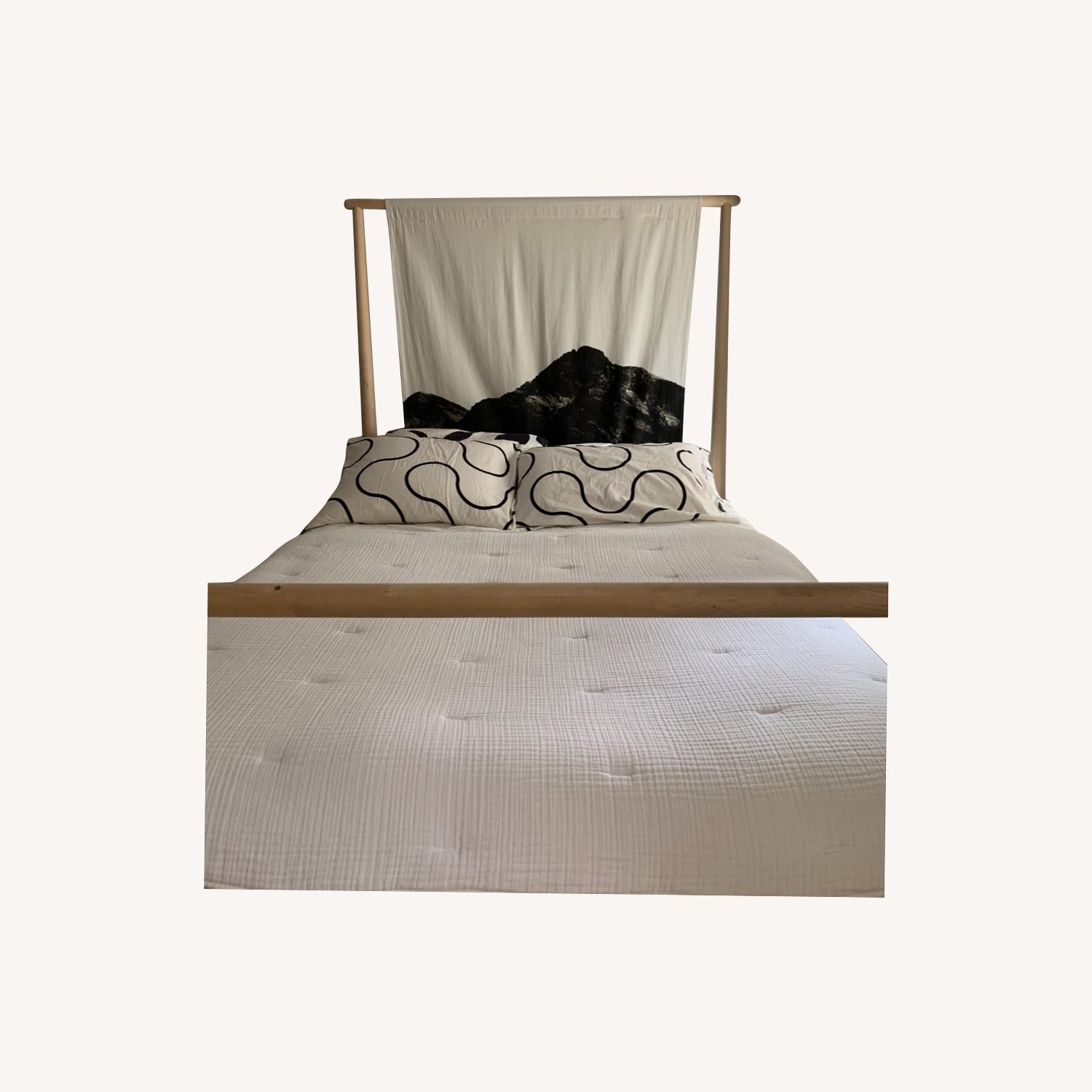 IKEA GJORA Birch Full Bed Frame AptDeco