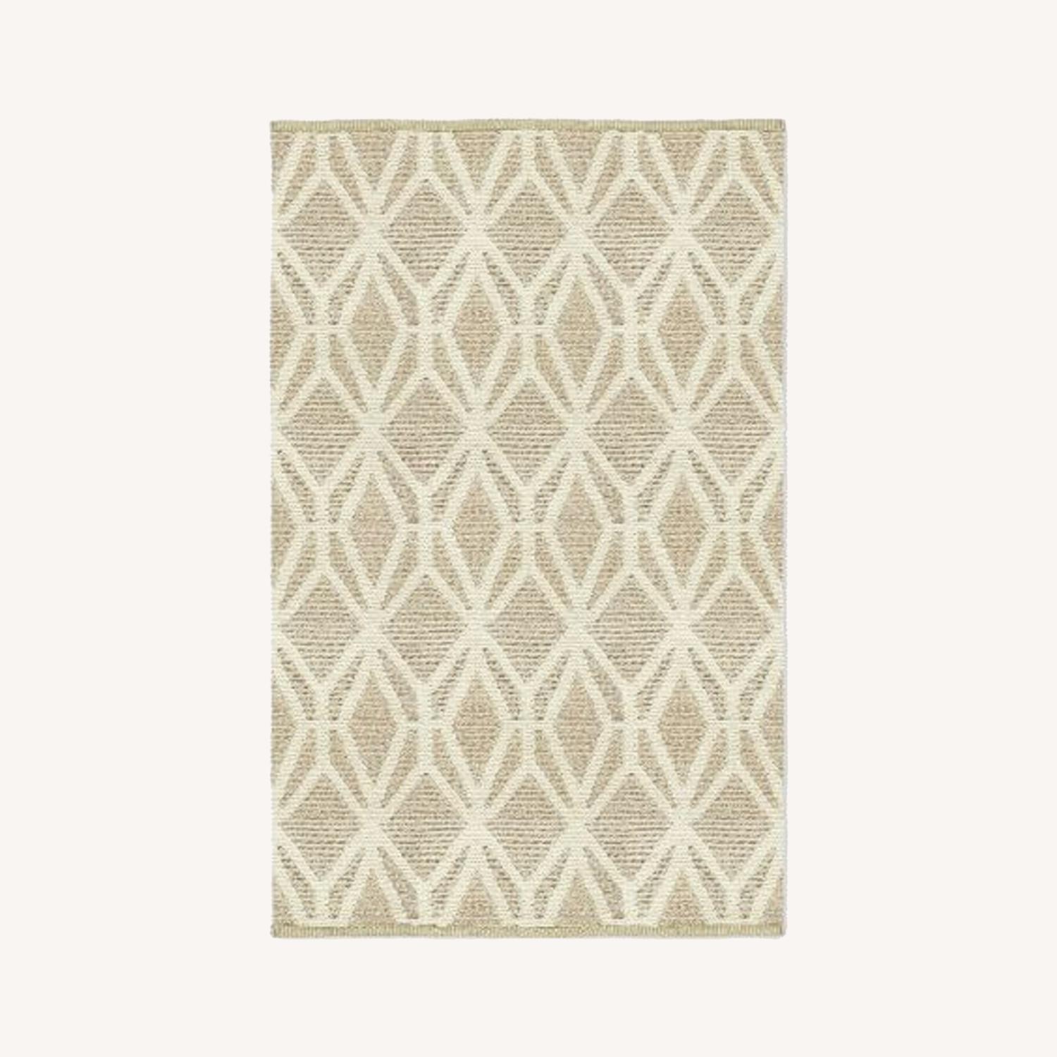 West Elm Woven Geo Jute Rug AptDeco