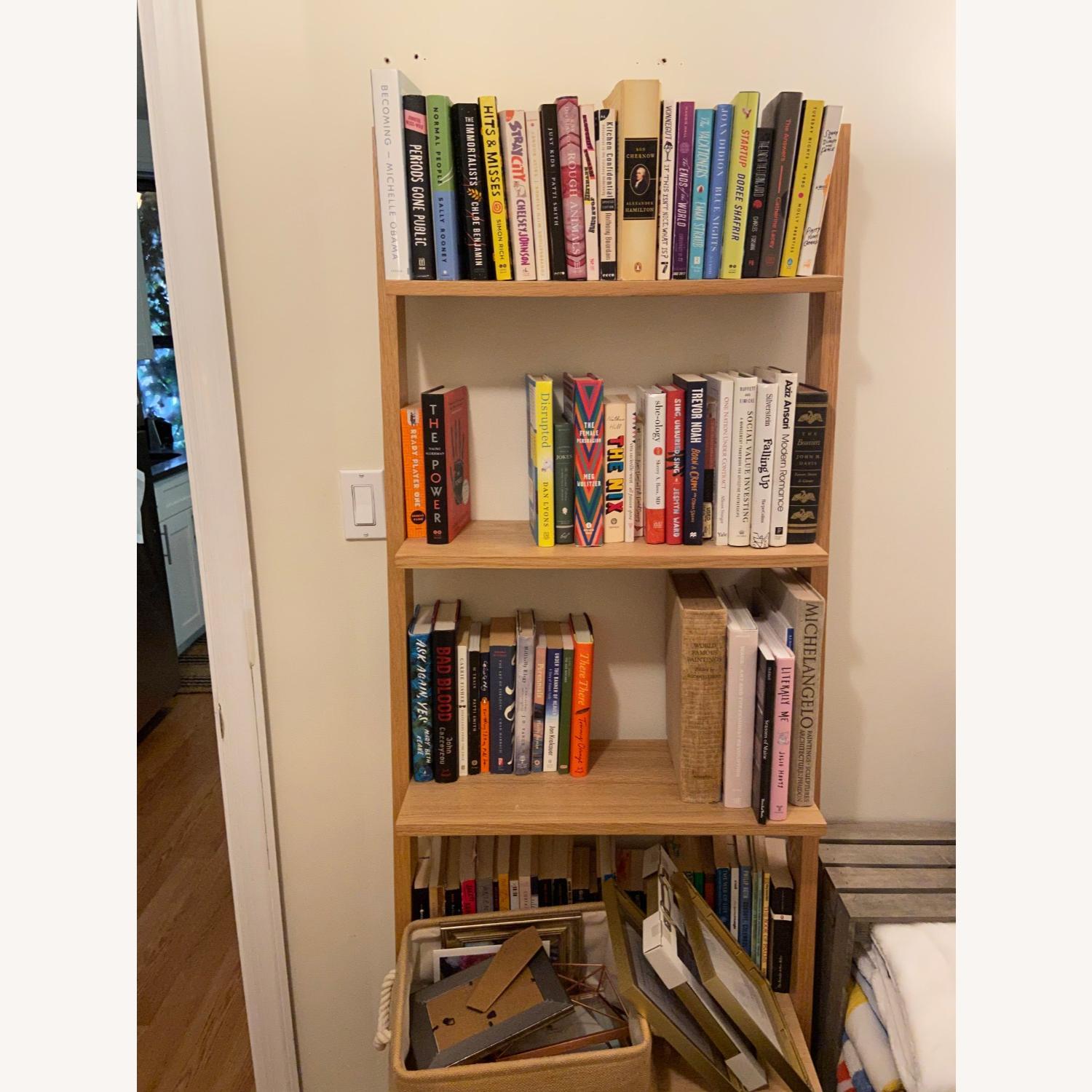 Urban Outfitters Midcentury Modern Leaning Bookshelf AptDeco