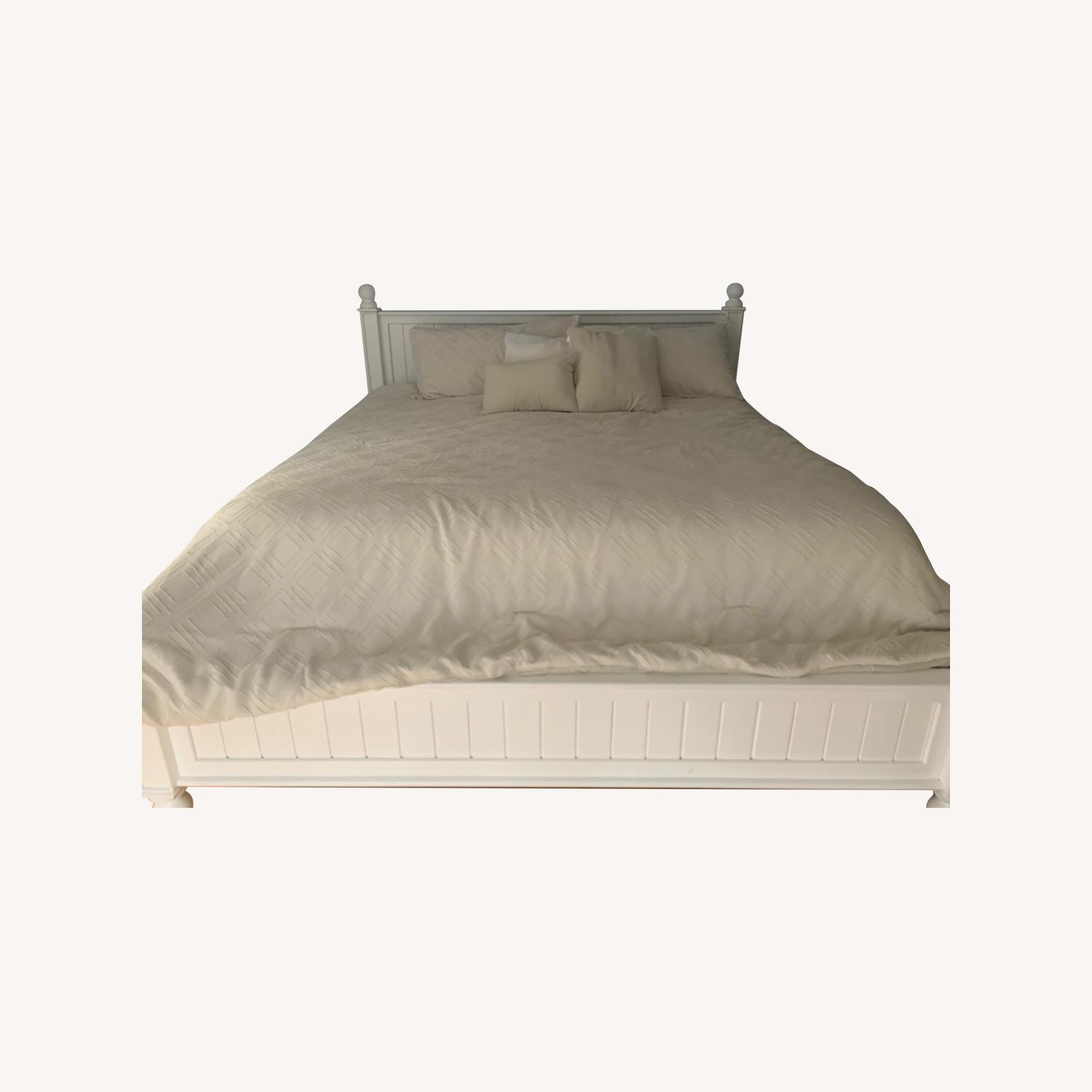 Pottery barn California King Bed Frame AptDeco