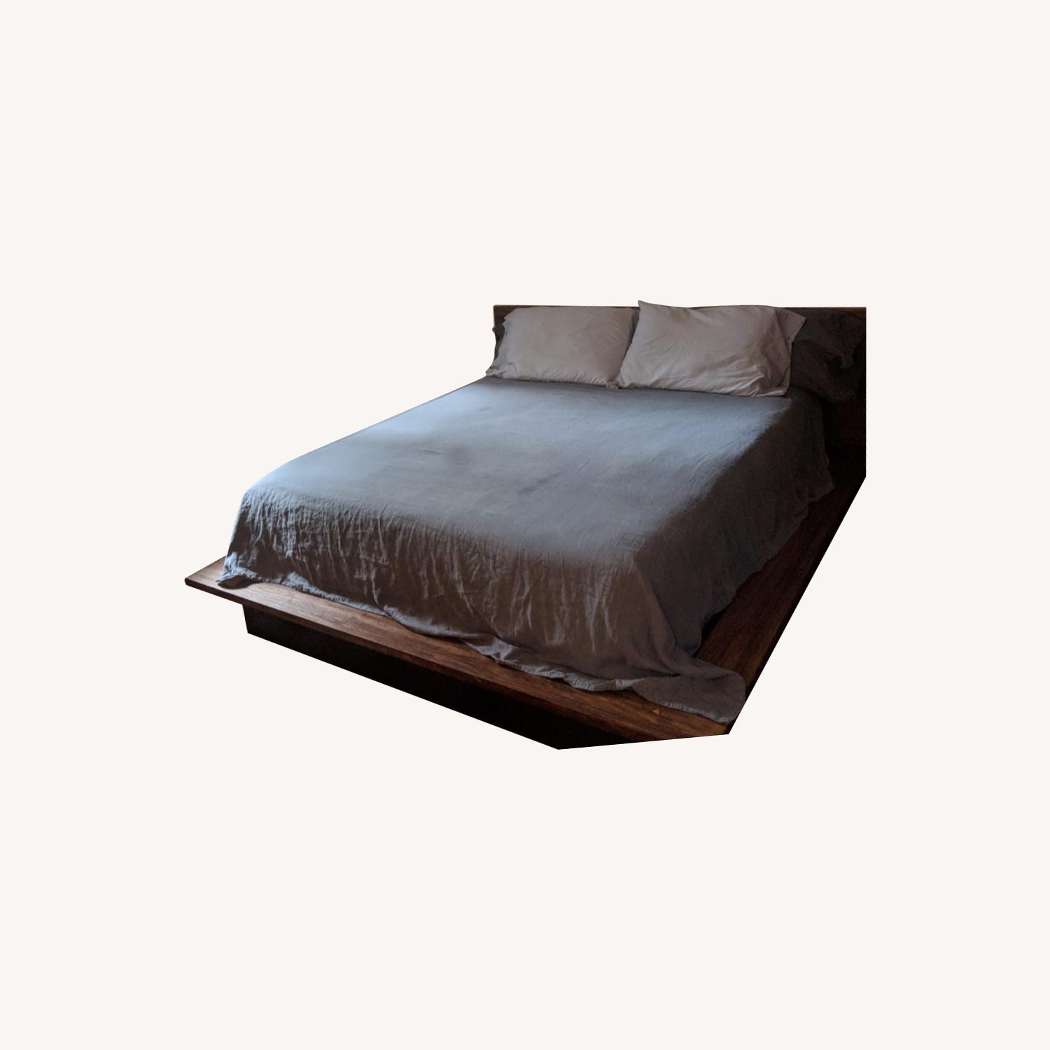 ABC Carpet and Home Reclaimed Teak Platform Queen Bed - image-0