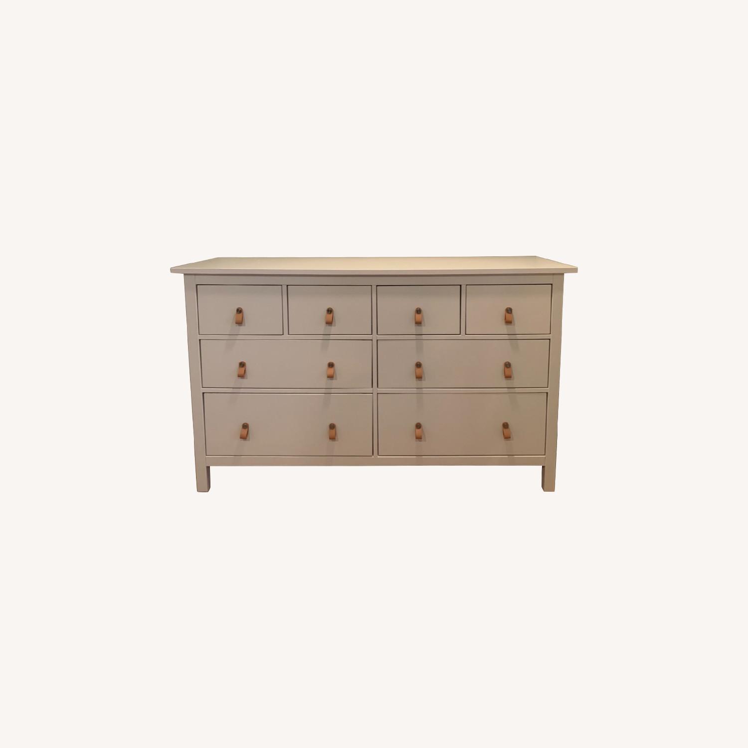 IKEA Hemnes Dresser with Leather Pulls AptDeco