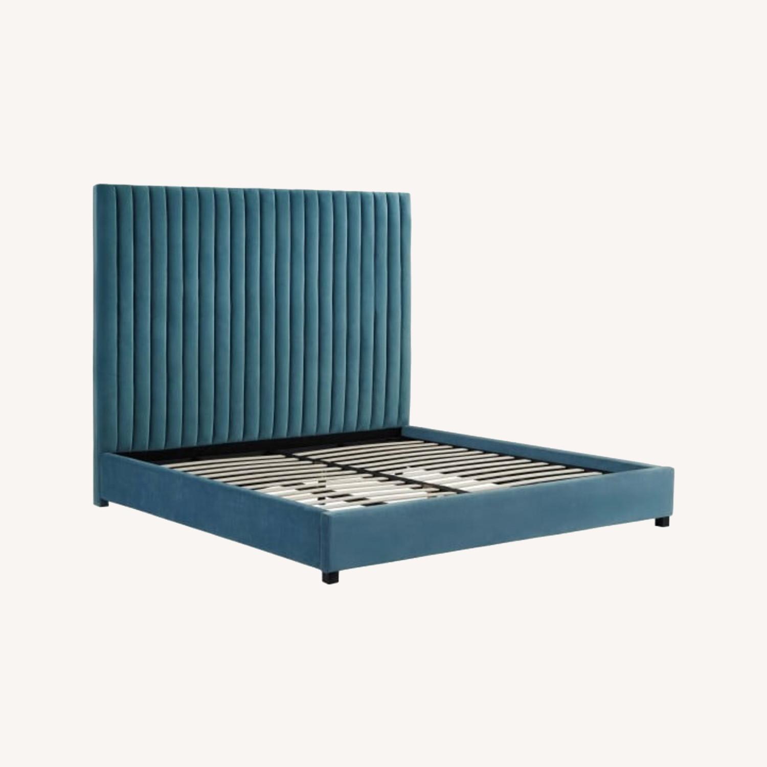 TOV Velvet Bed in Queen AptDeco