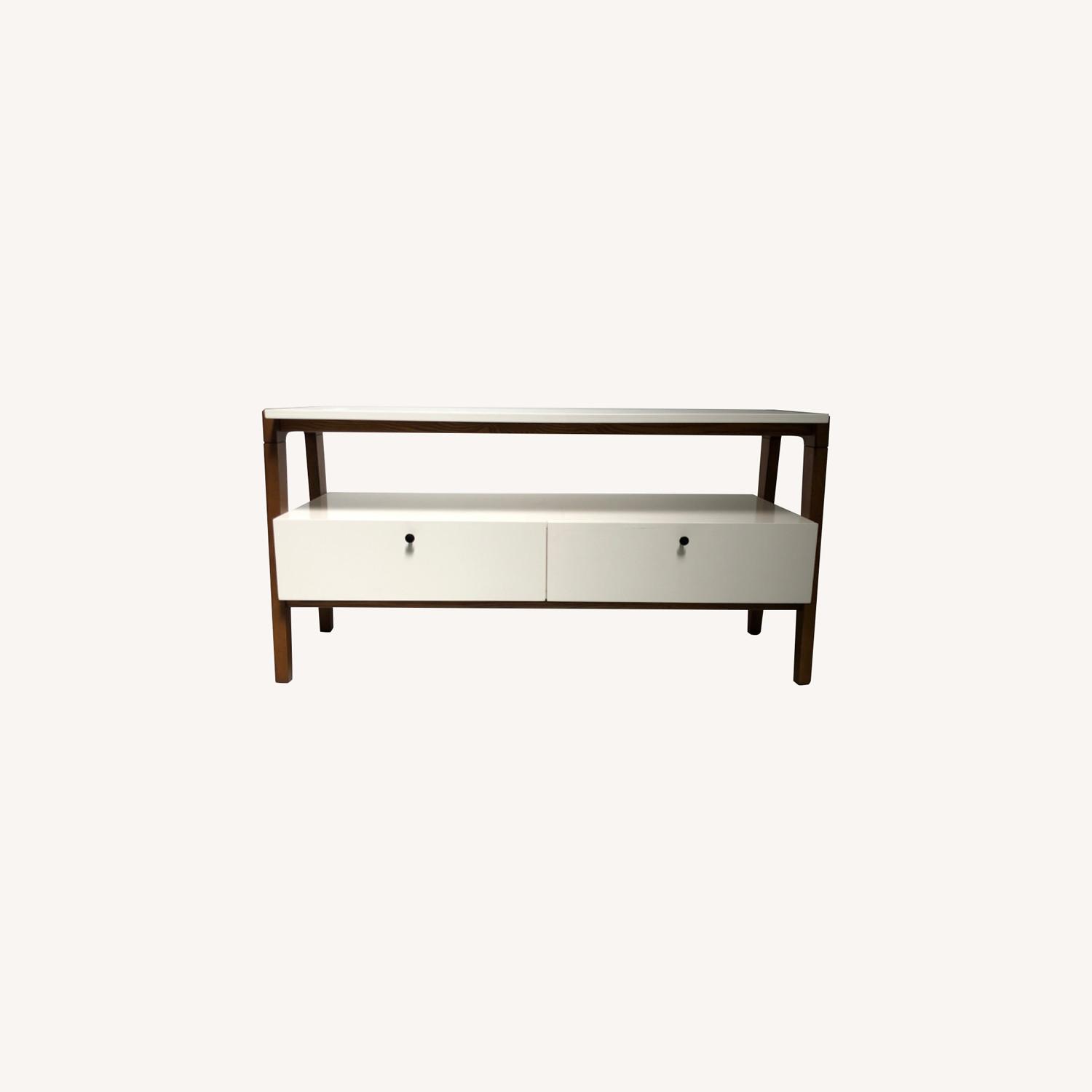West Elm Modern Media Console AptDeco