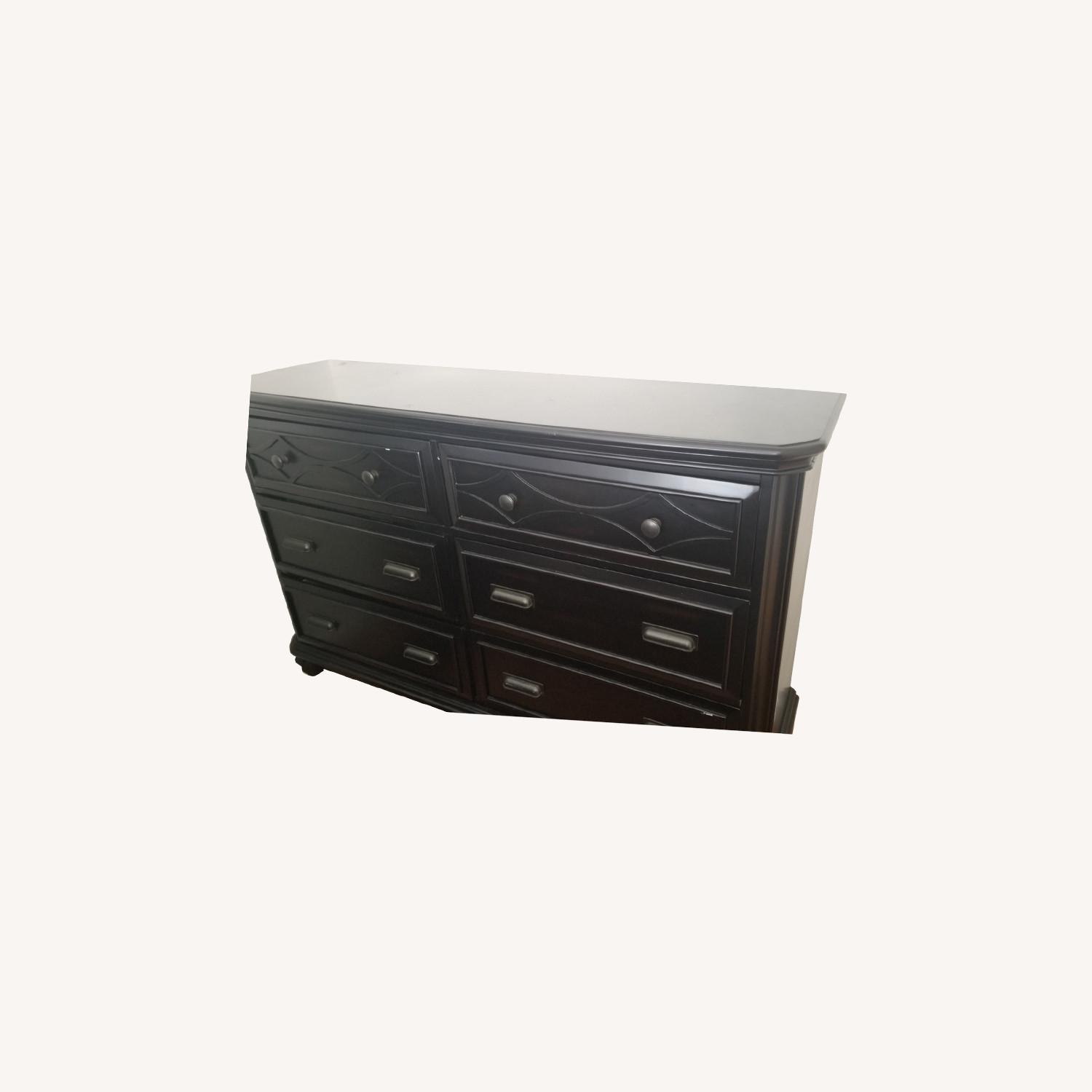 Bob's Discount Black Wide Dresser AptDeco
