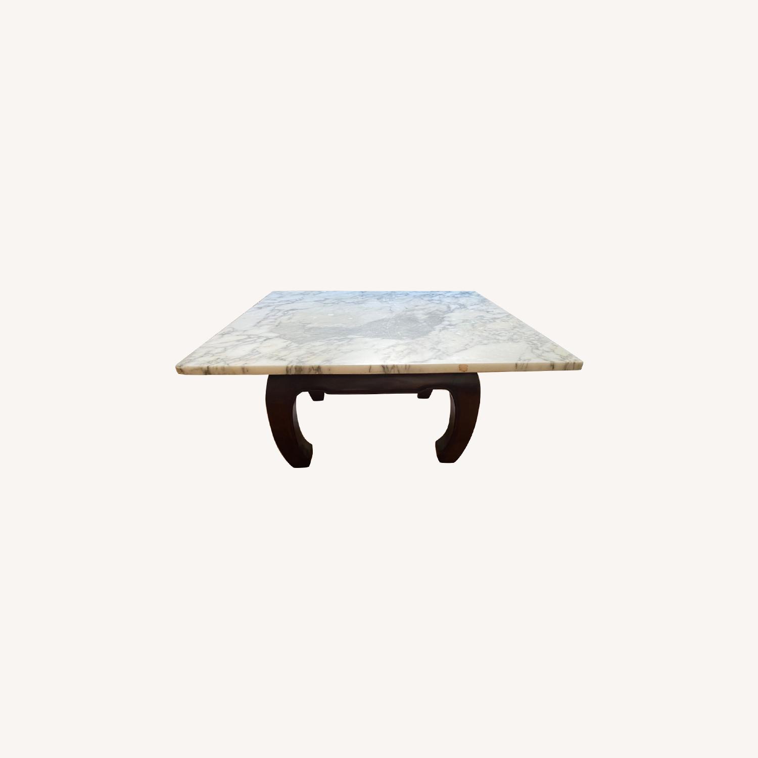 Marble Top Coffee Table - image-0