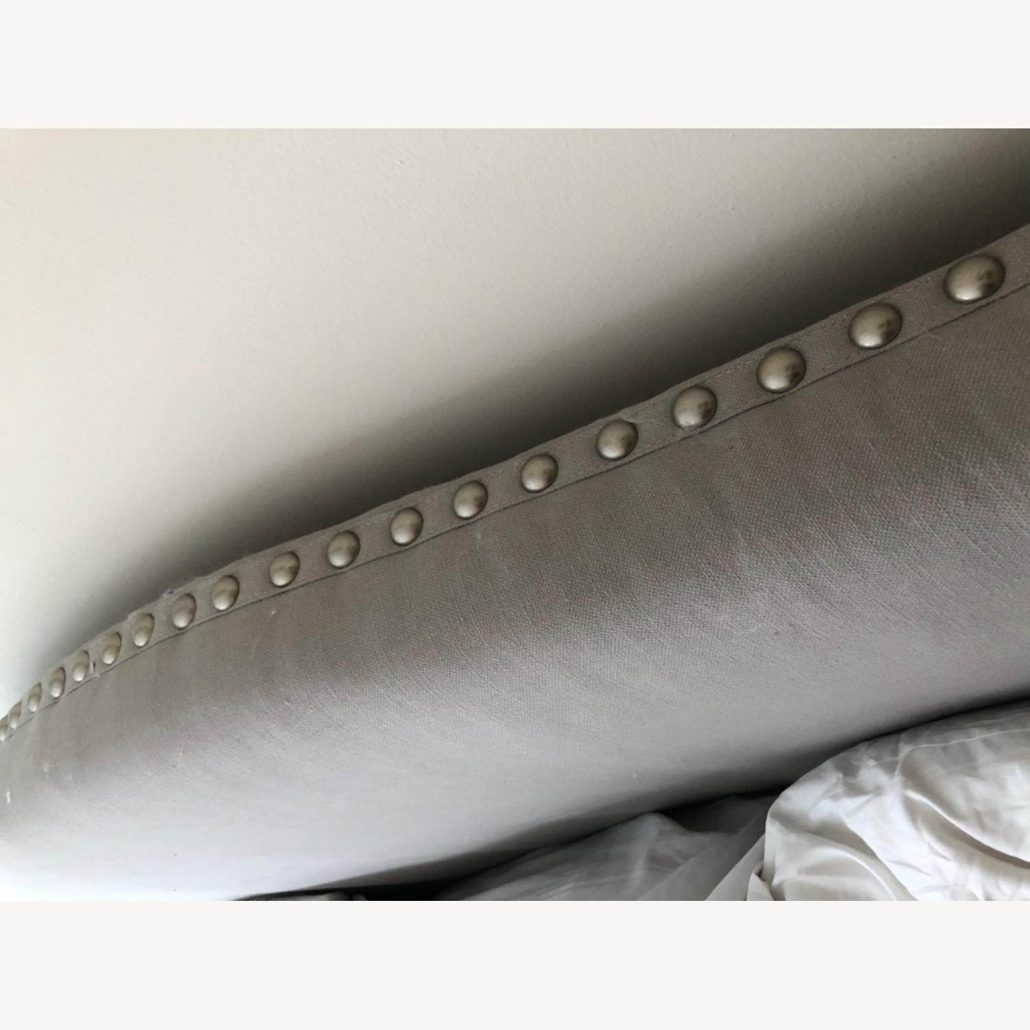 Pottery Barn Queen Headboard with Bed Frame - image-3