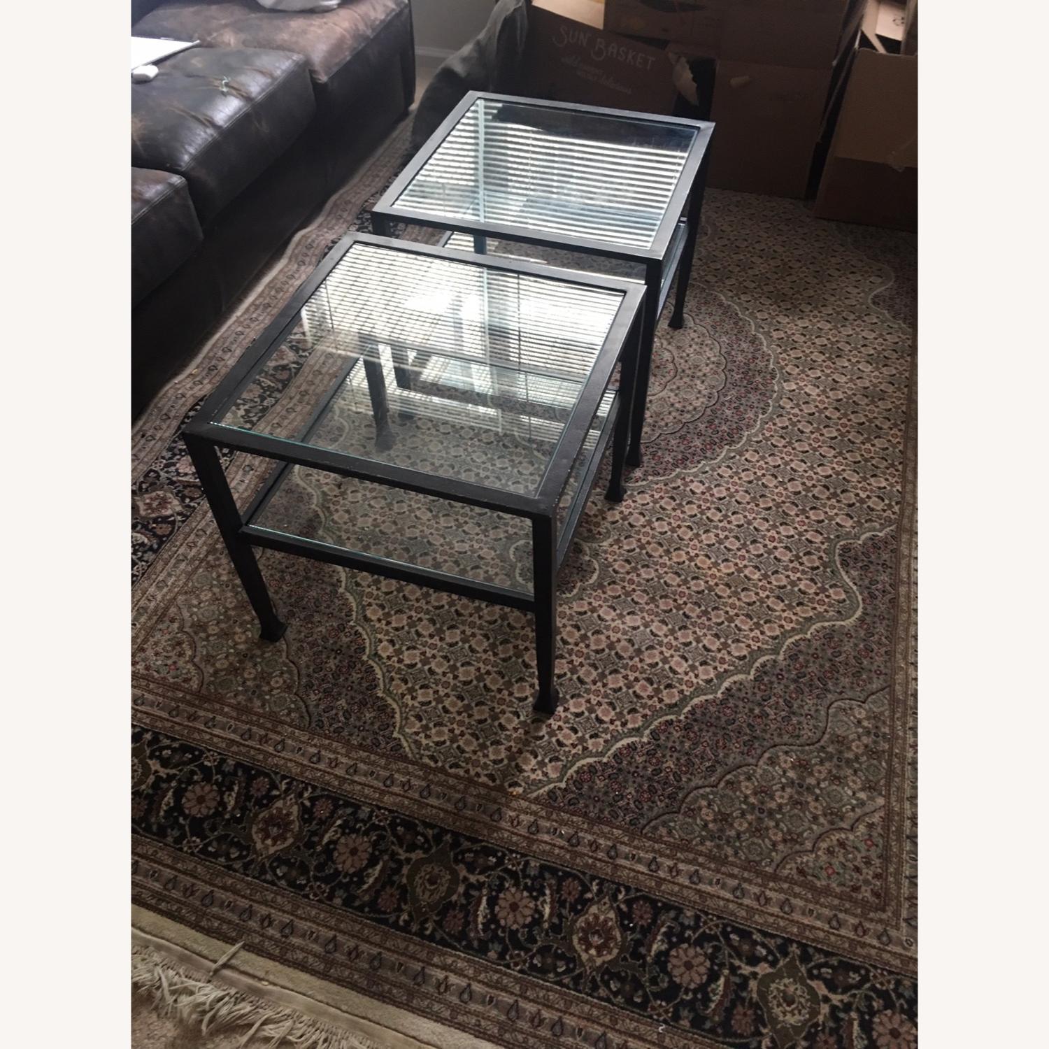 Pottery Barn Tanner Bunching Tables (set of 2) - image-1