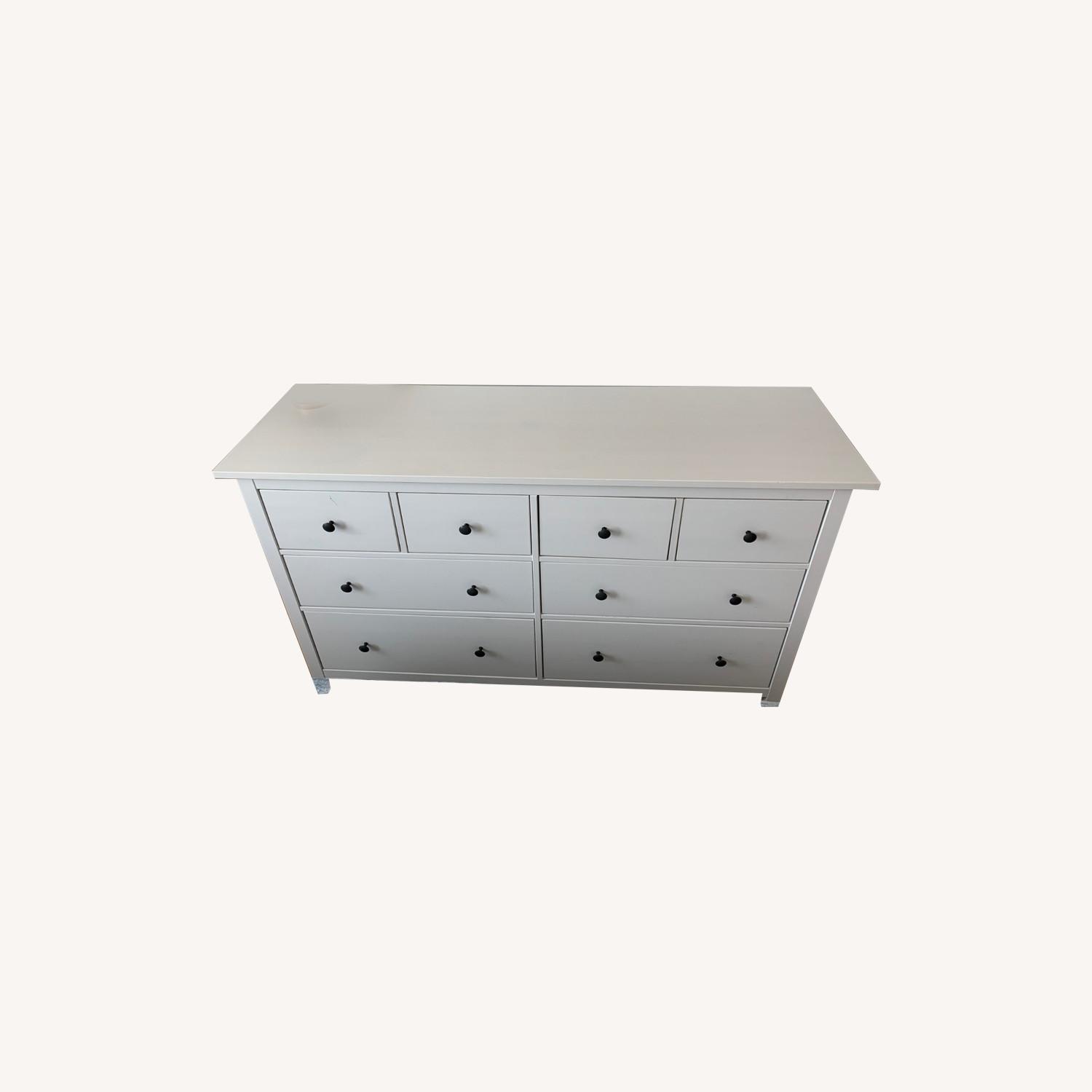 IKEA Hemnes 8 Drawer White Dresser - image-0