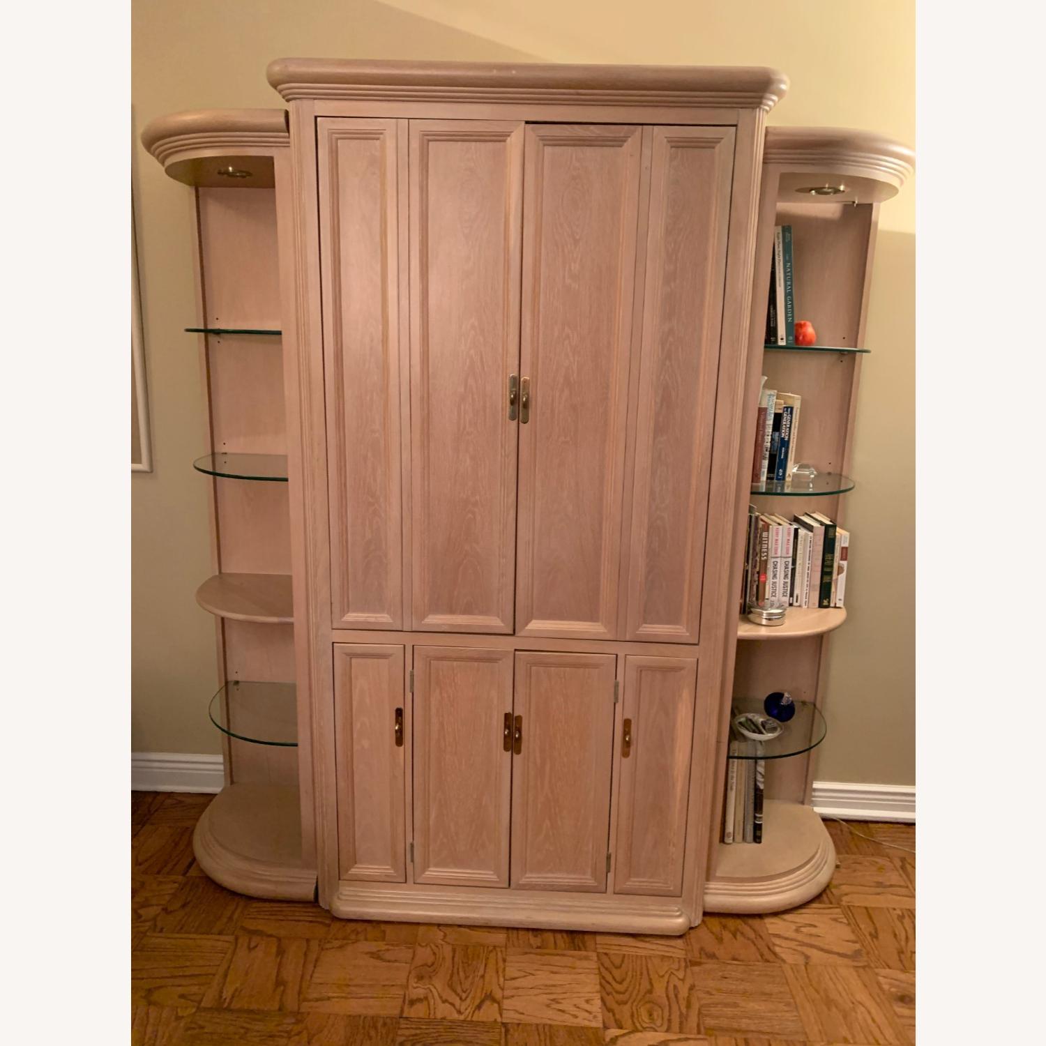 Macy's Media Storage with End Table - image-1