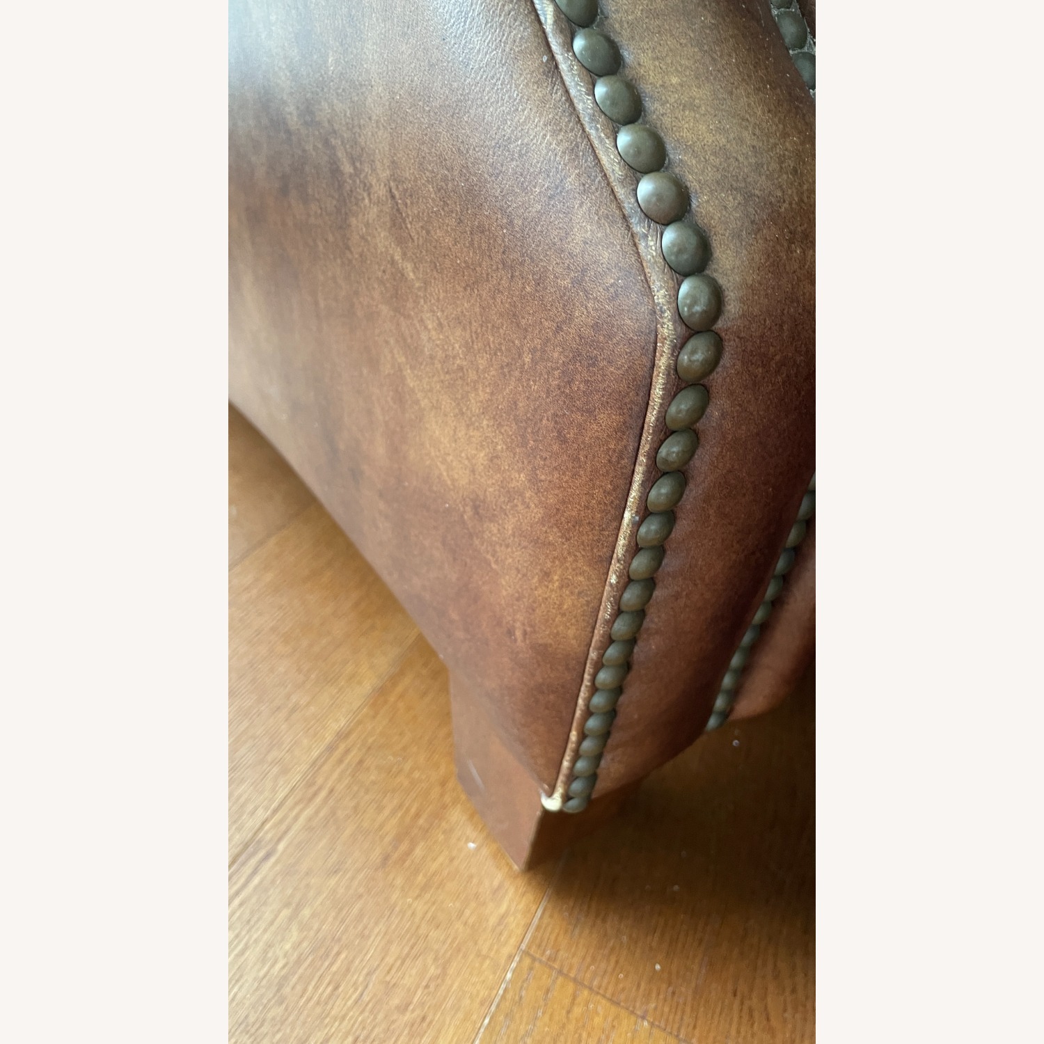 Thomasville Leather Armchair - image-5