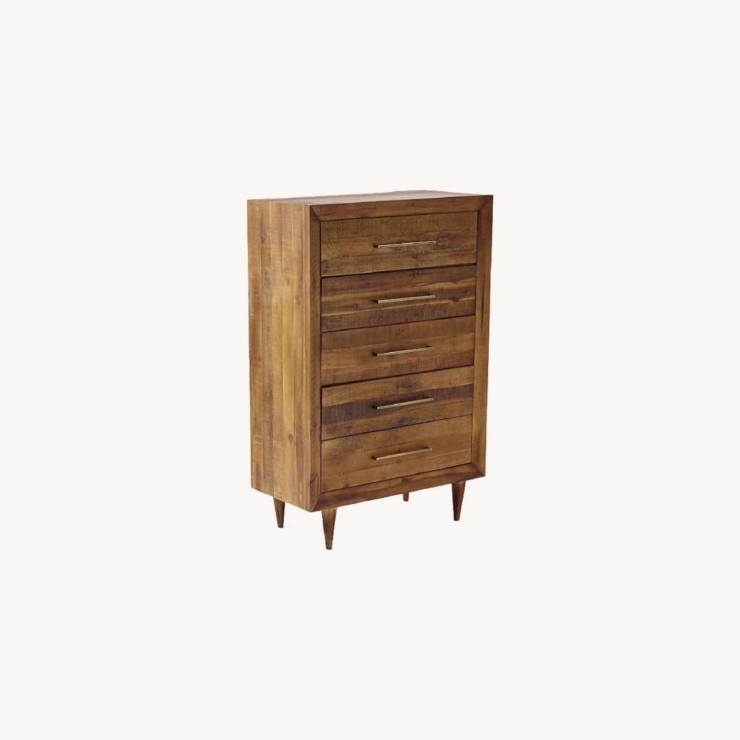 West Elm Alexa Reclaimed Wood 5Drawer Dresser AptDeco