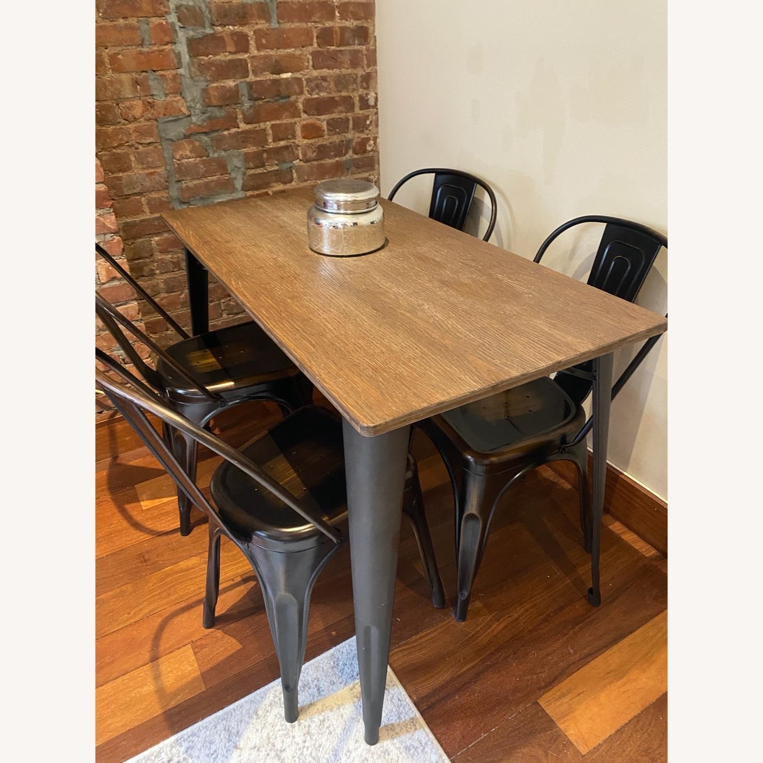 WayFair Williston Forge Dining Table and 4 Chairs - image-1