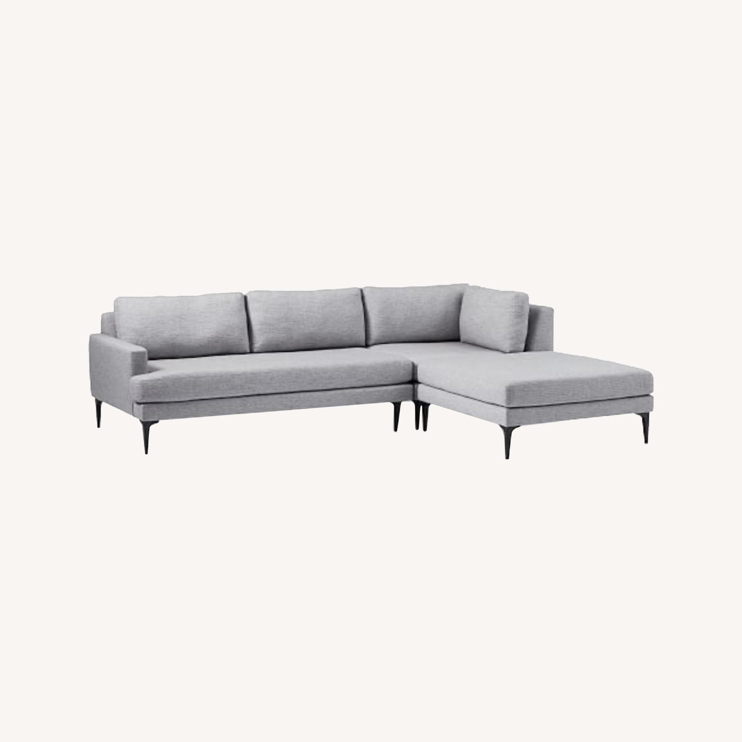 West Elm Andes Sectional Sofa AptDeco
