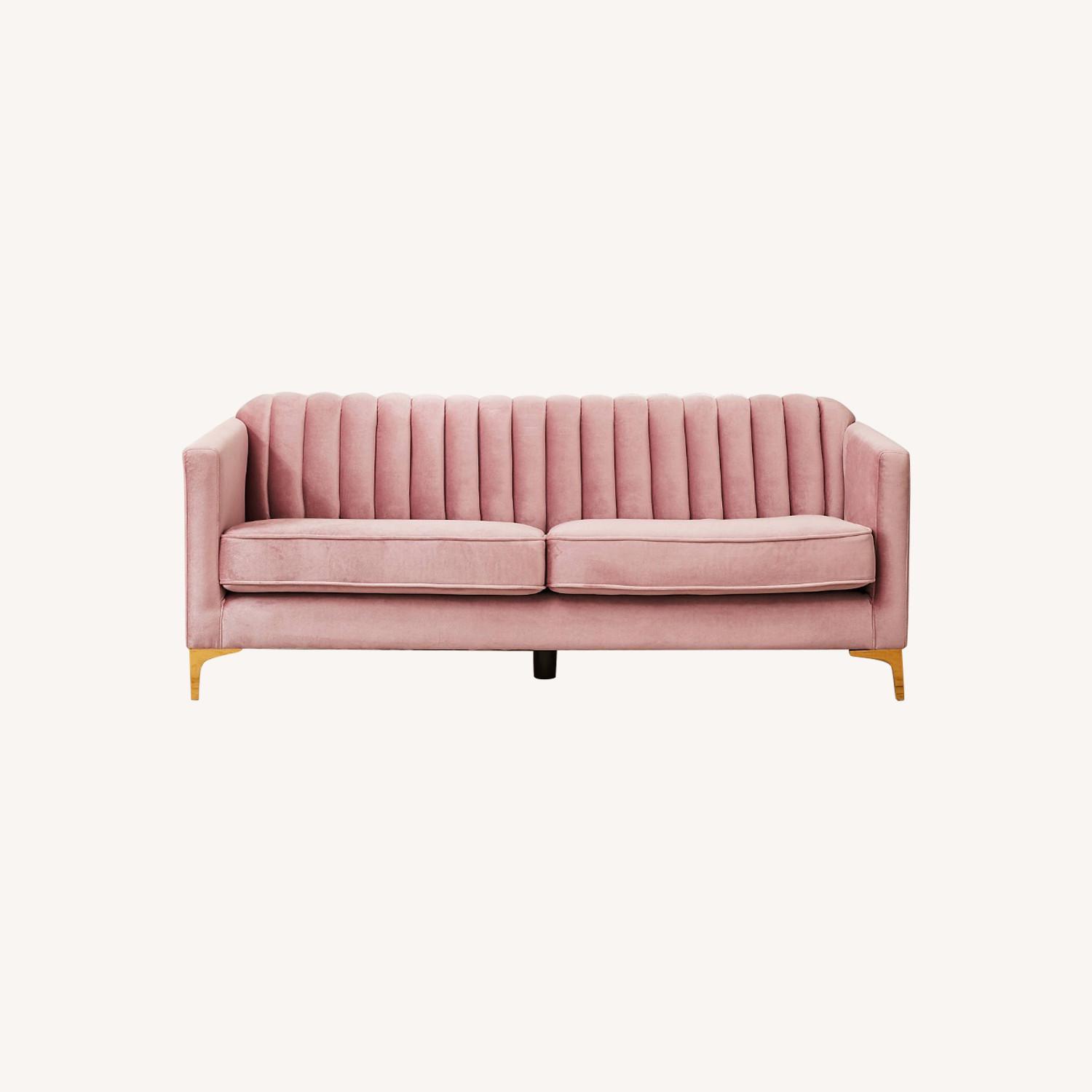 Urban Outfitters Marcella Velvet Sofa AptDeco