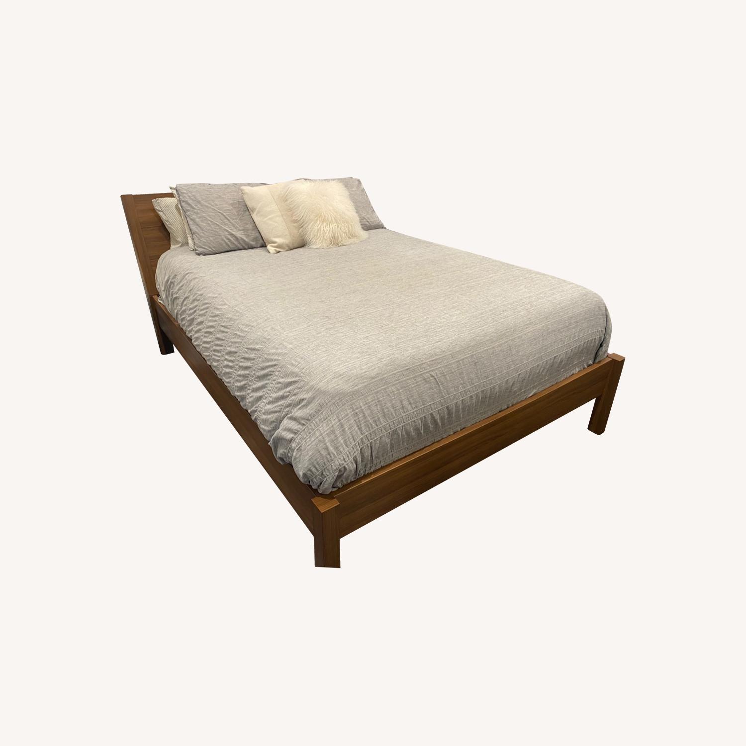 IKEA Nyvoll Queen Bed Frame AptDeco