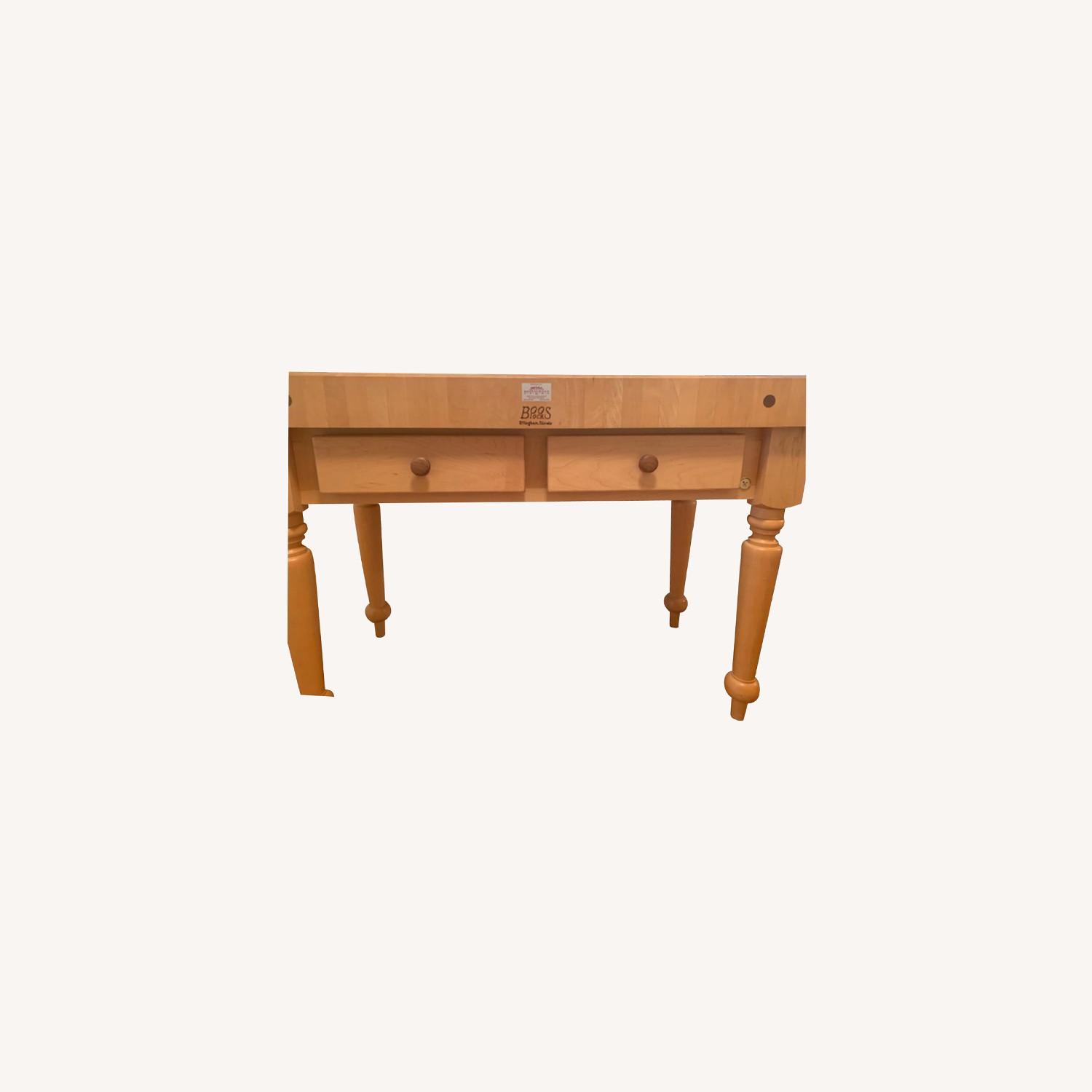Boos Butcher Block Table - image-0