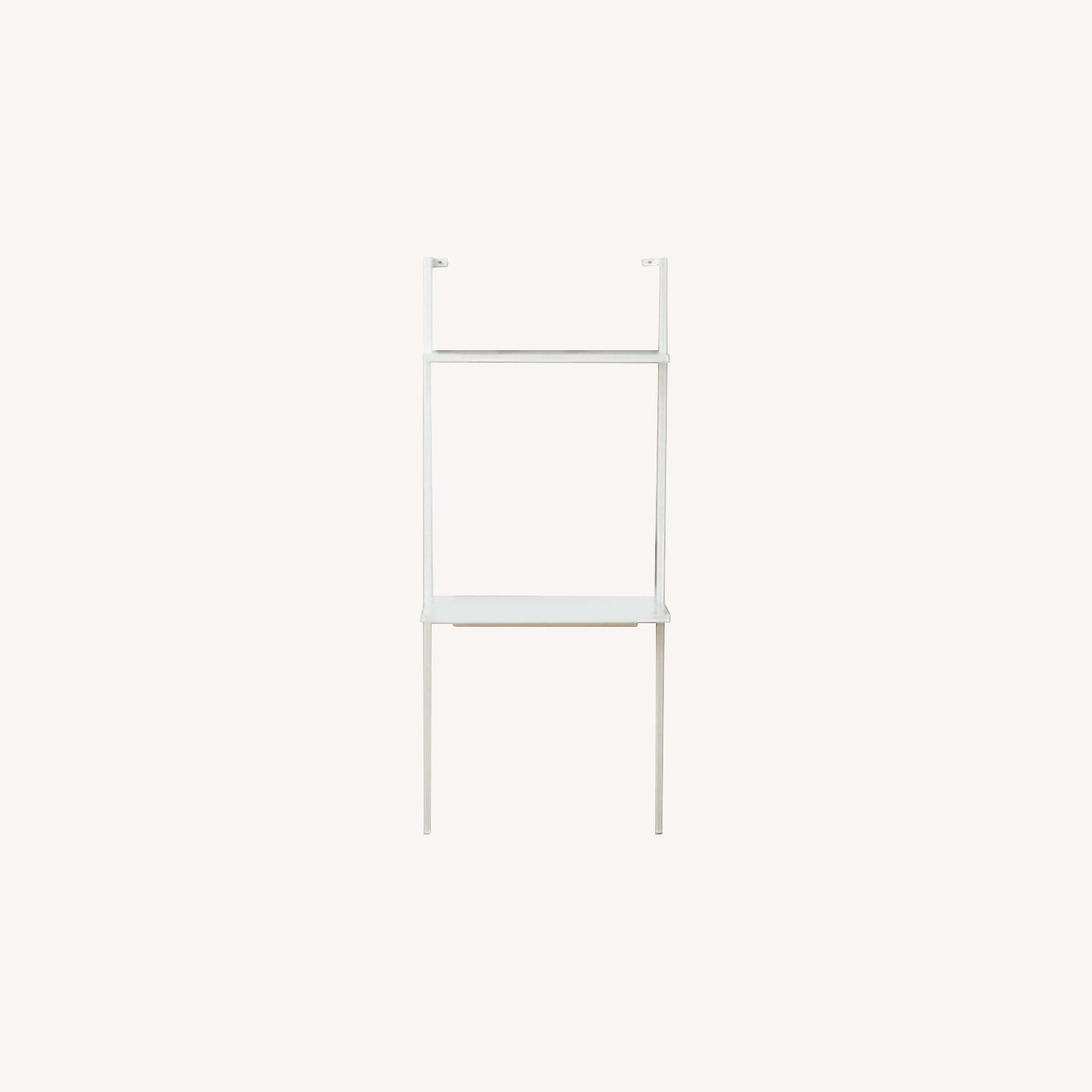 CB2 Stiarway Desk and Bookshelf Wall Unit - image-0