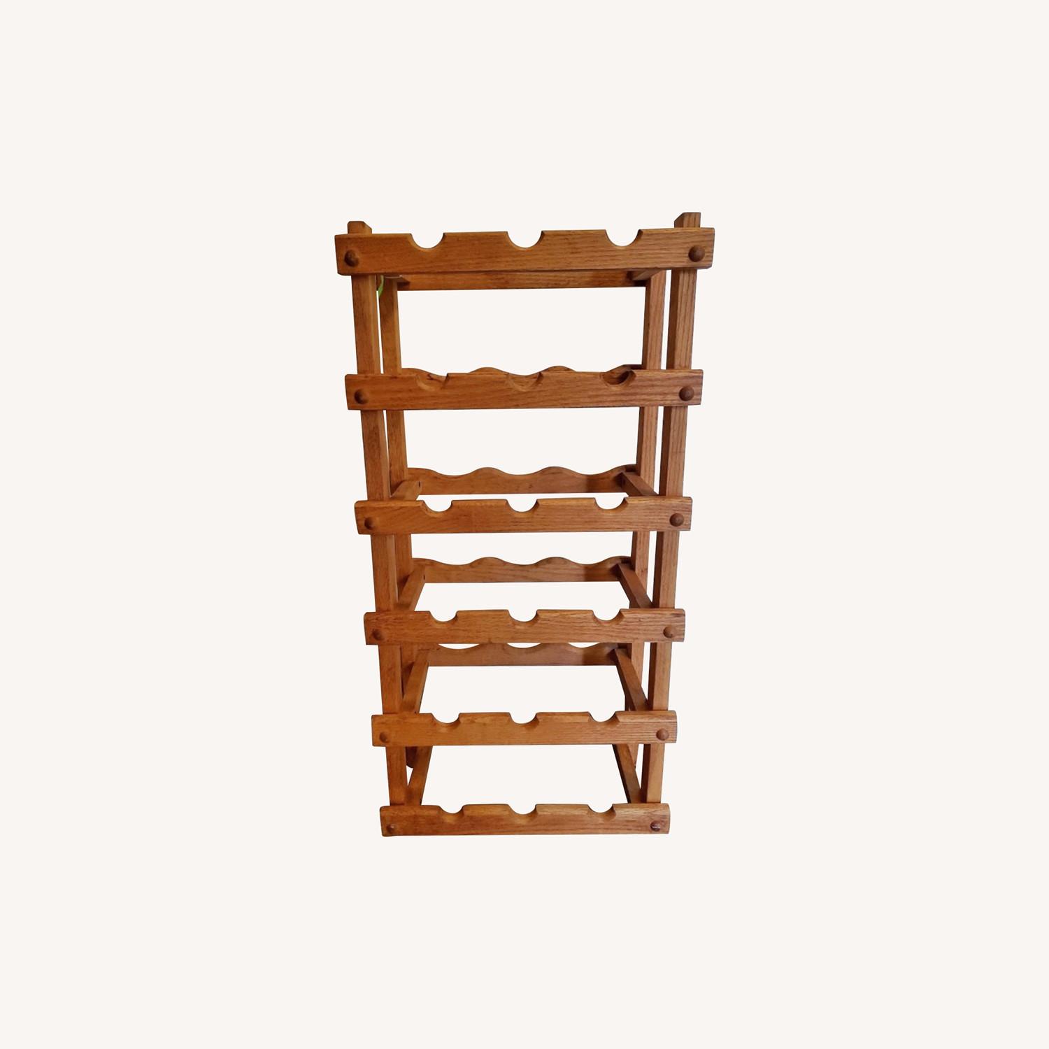 Wooden Wine Storage Rack AptDeco