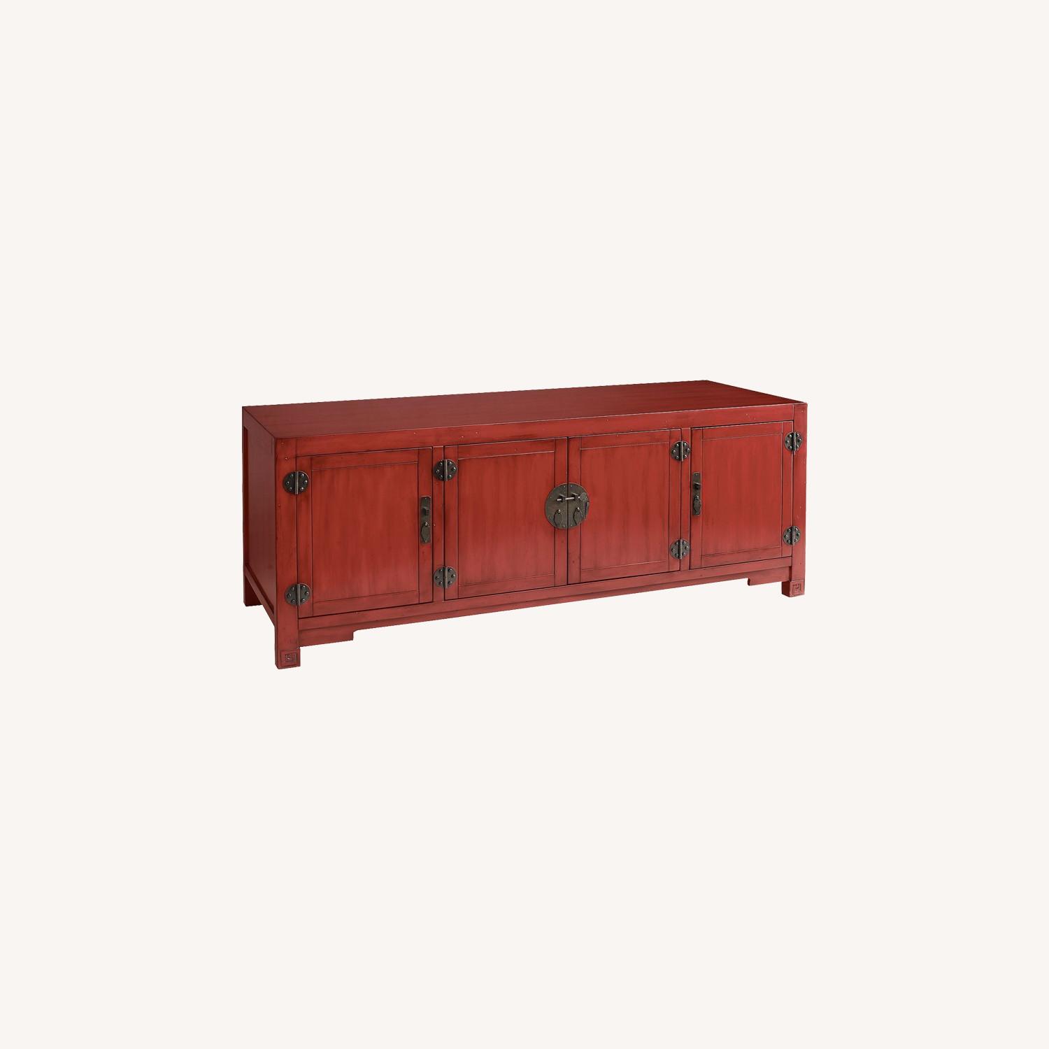 Pier 1 Imports Mei Red TV Stand - image-0