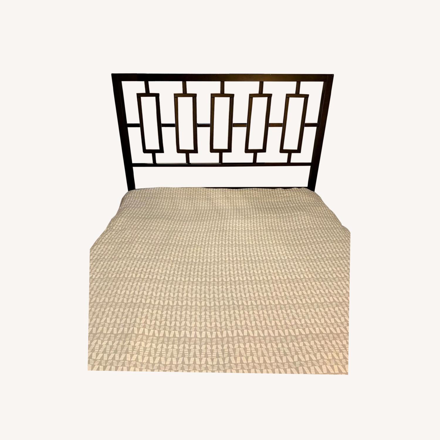 West Elm Iconic Window Headboard and Bedframe - image-0