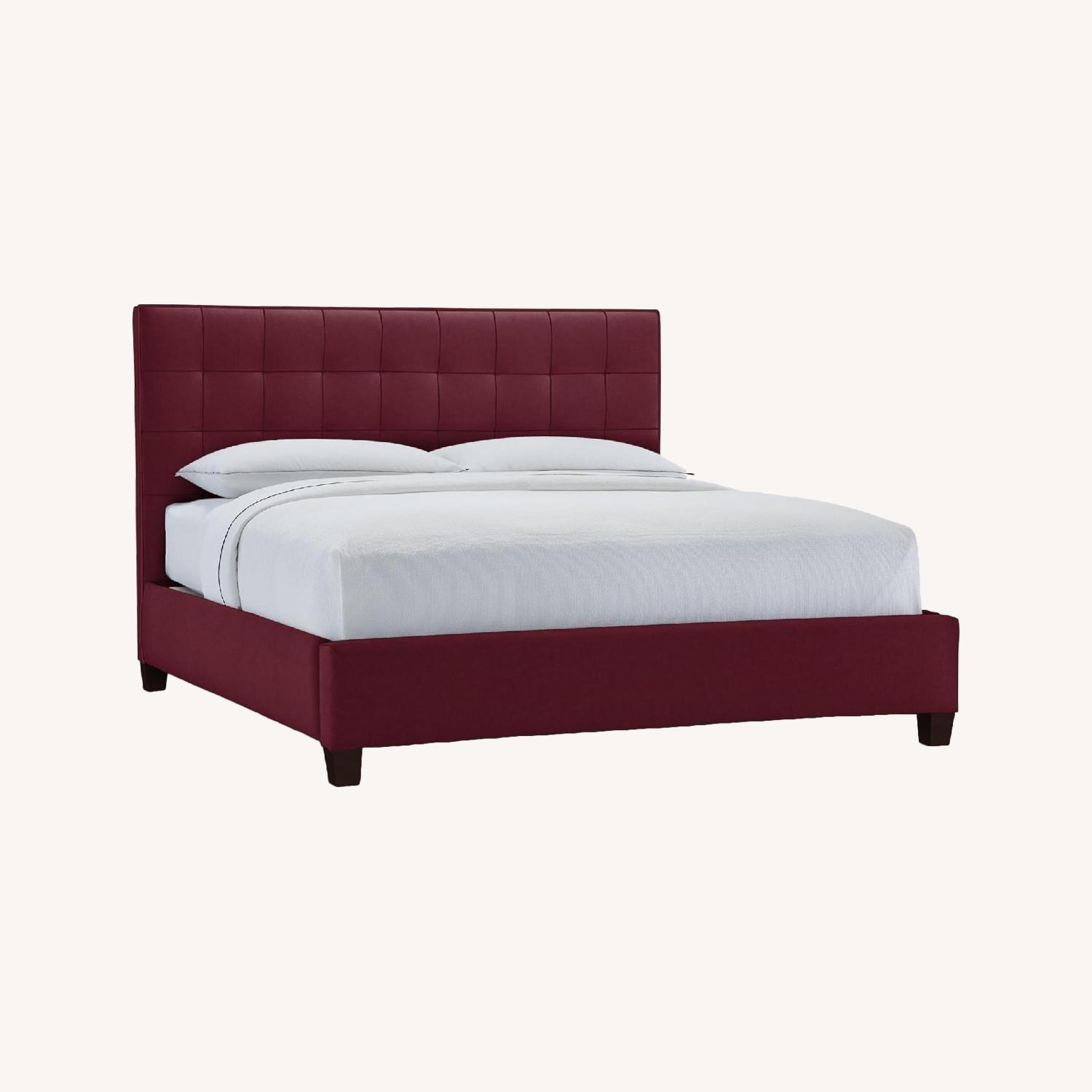 Mitchell Gold + Bob Williams Velvet King Bed AptDeco