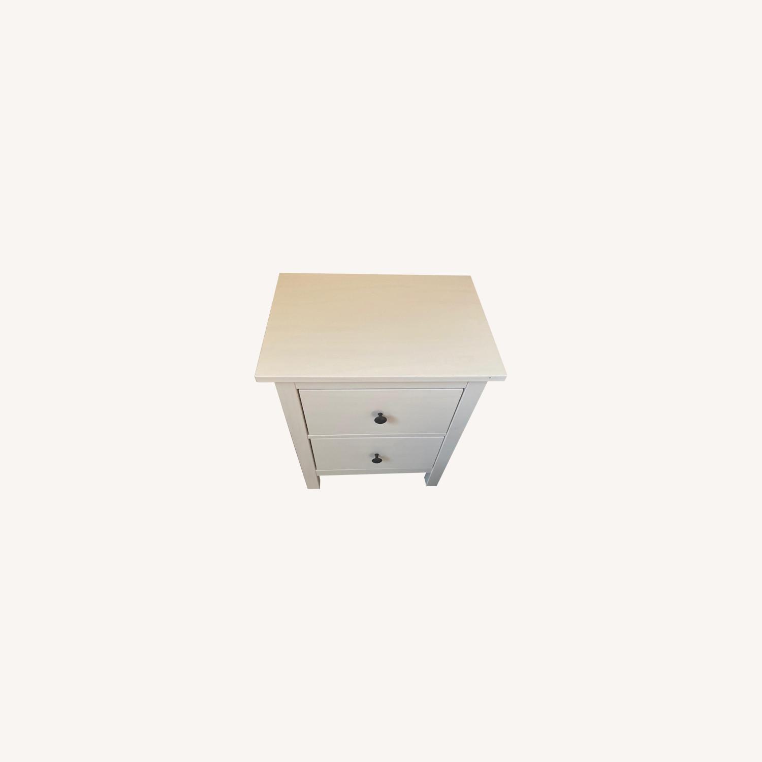 IKEA HEMNES White Nightstand Chest (pair of 2) AptDeco