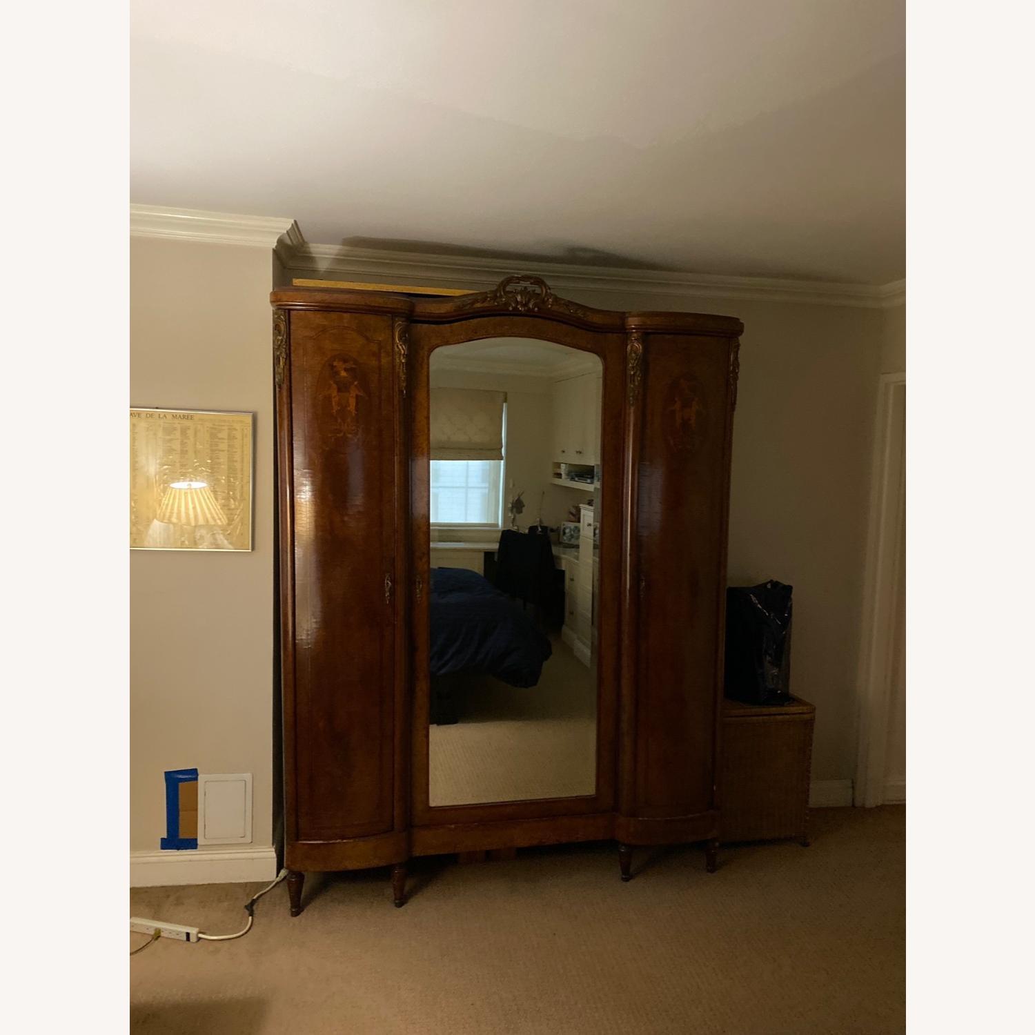 Late 19th Century French Antique Wardrobe/Armoire - image-1