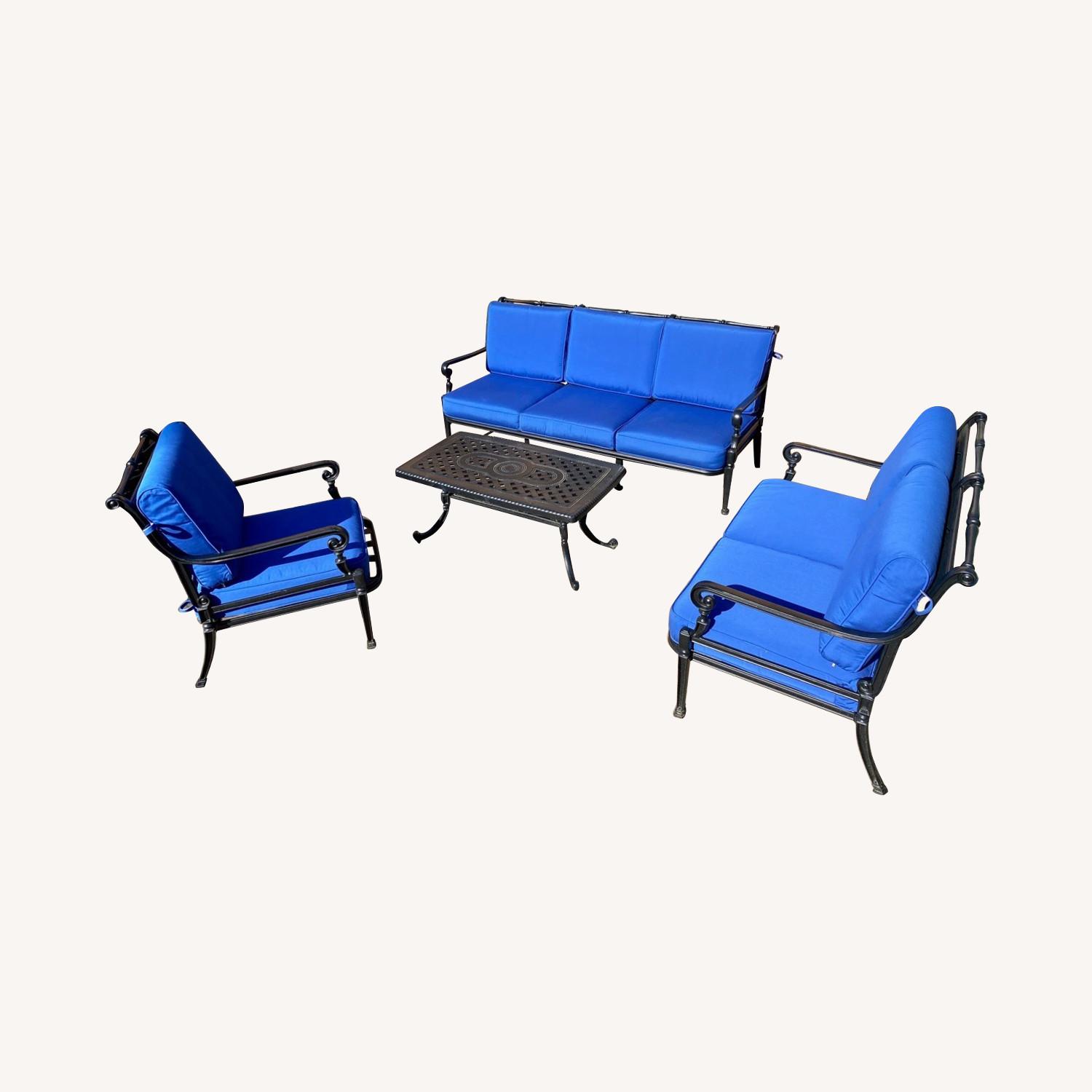 Frontgate 3-pc. Cushioned Sofa Set & Side Table - image-0