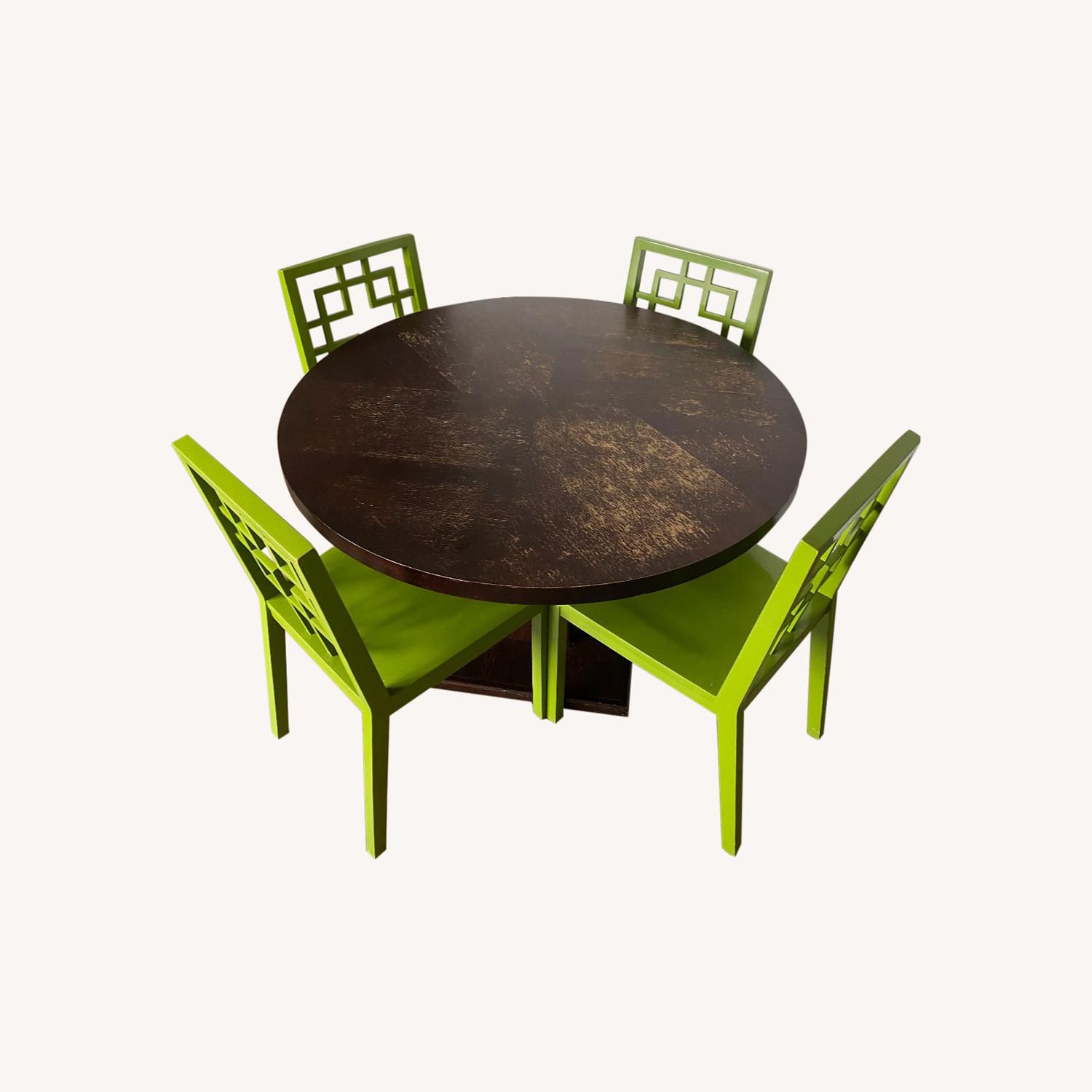 West Elm Dining Table and 4 Chairs AptDeco