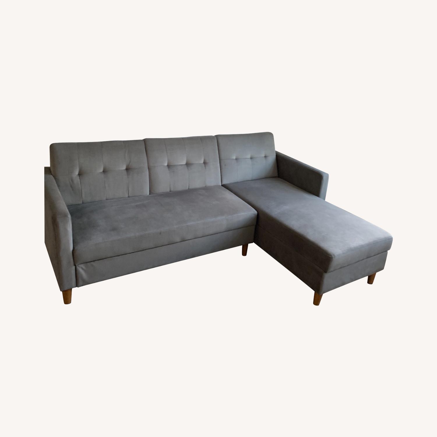 Zipcode Design Reversible Sleeper Sofa & Chaise - image-0
