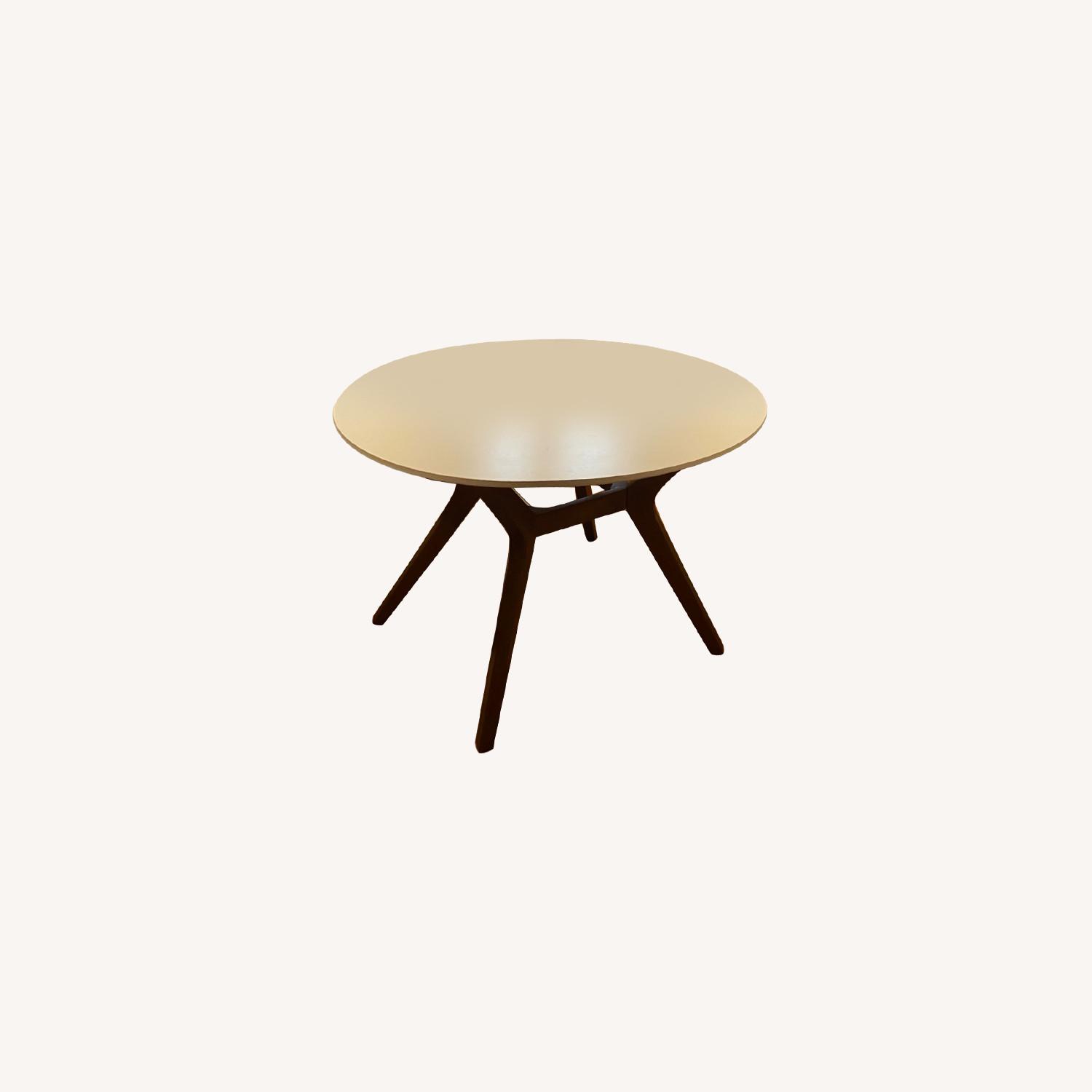 Target Mid Century White Round Dining Table - image-0