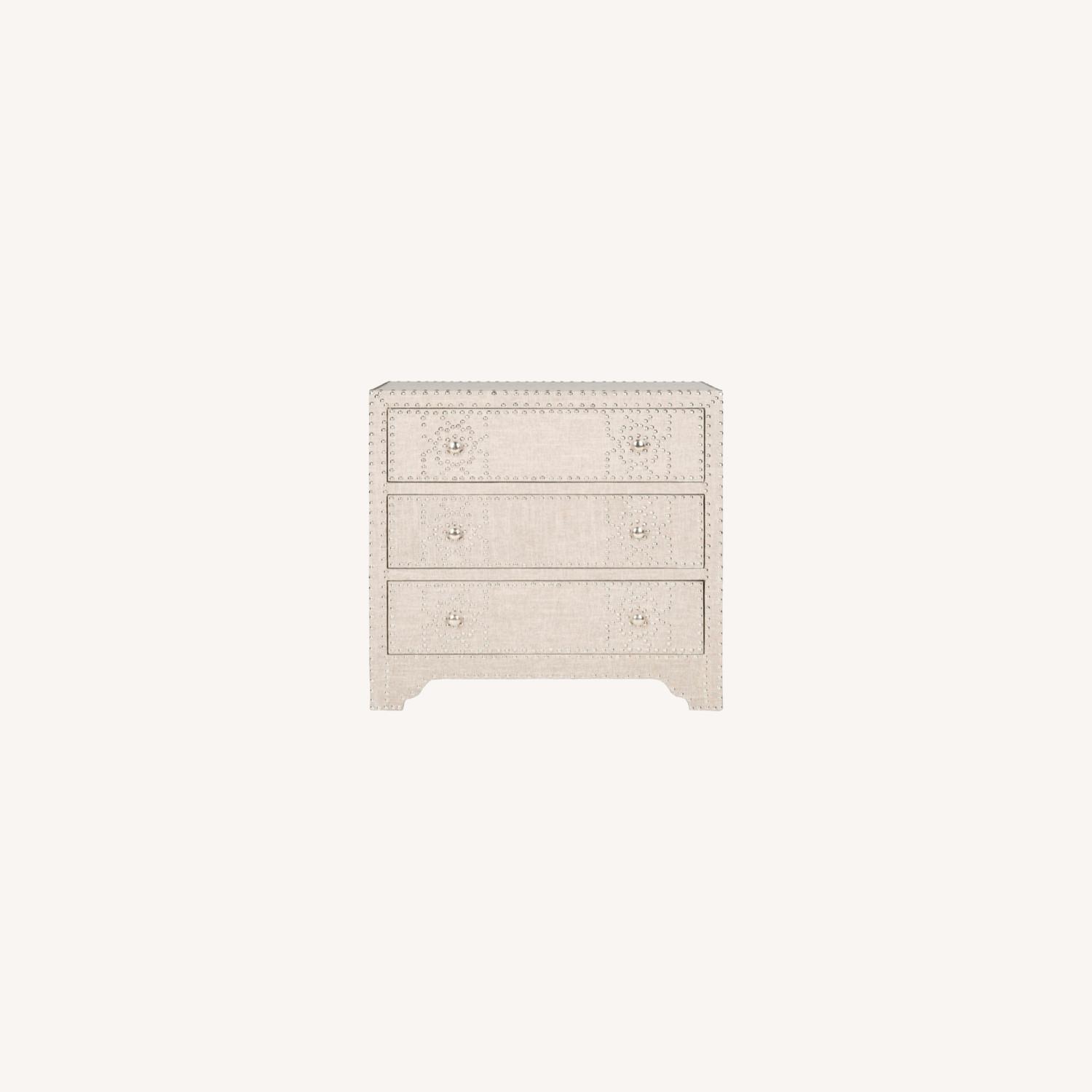 Safavieh Studded Grey Dresser Set Of 2 Aptdeco